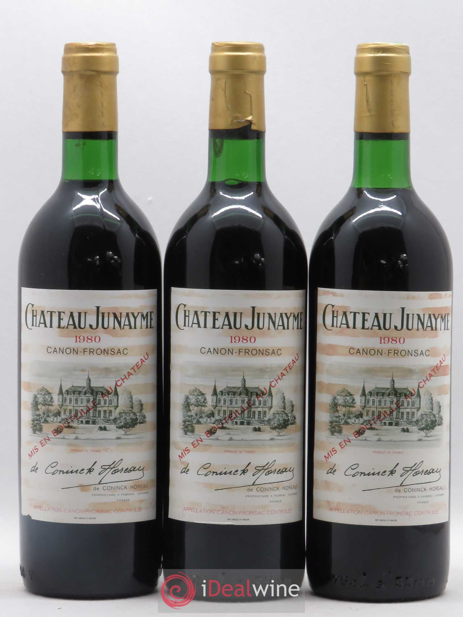 Canon-Fronsac Château Junayme (sans prix de réserve) 1980 - Posten von 6 Flaschen - 2