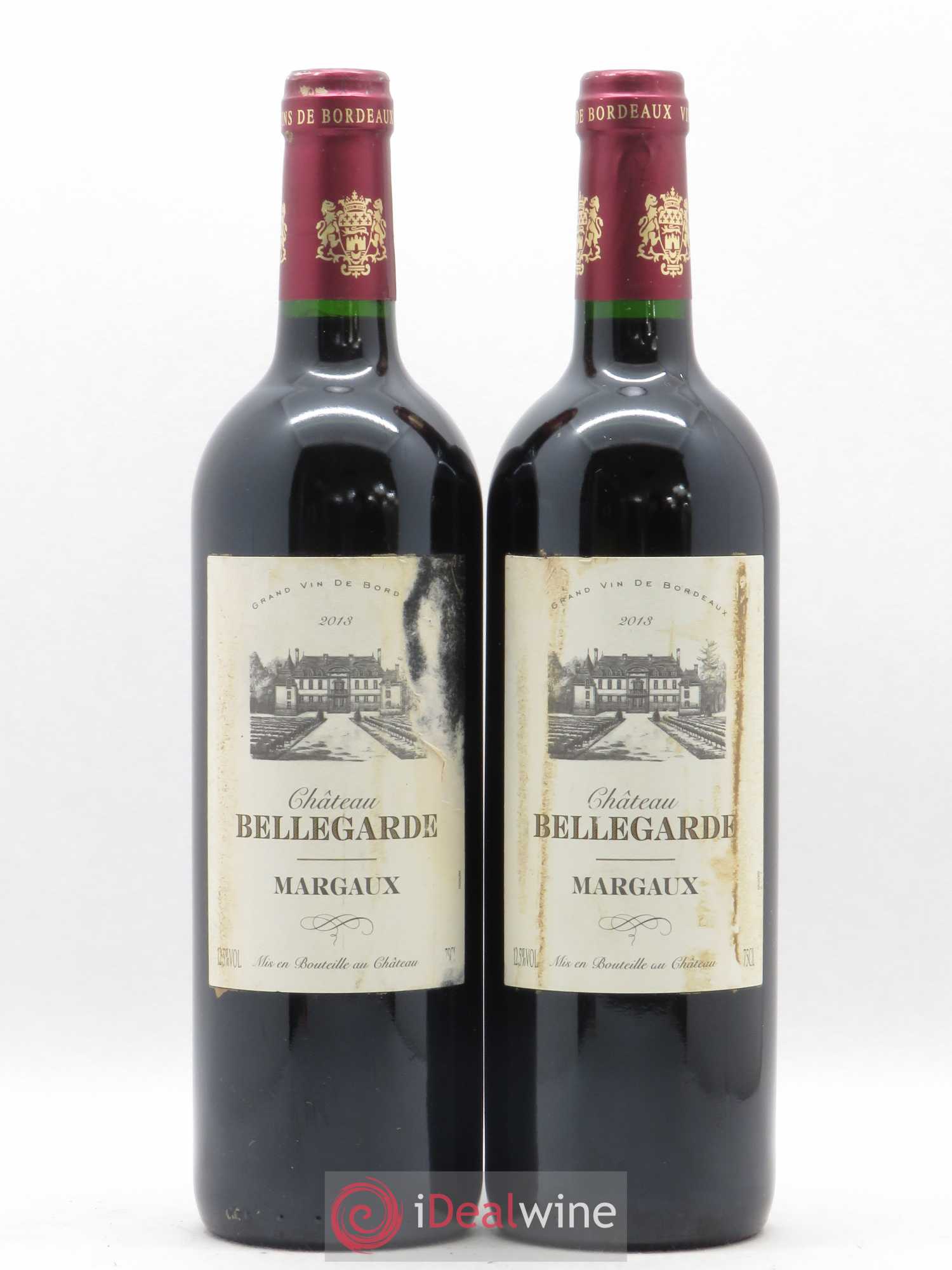 Bordeaux Margaux Château Bellegarde (sans prix de réserve) 2013 - Posten von 2 Flaschen - 0