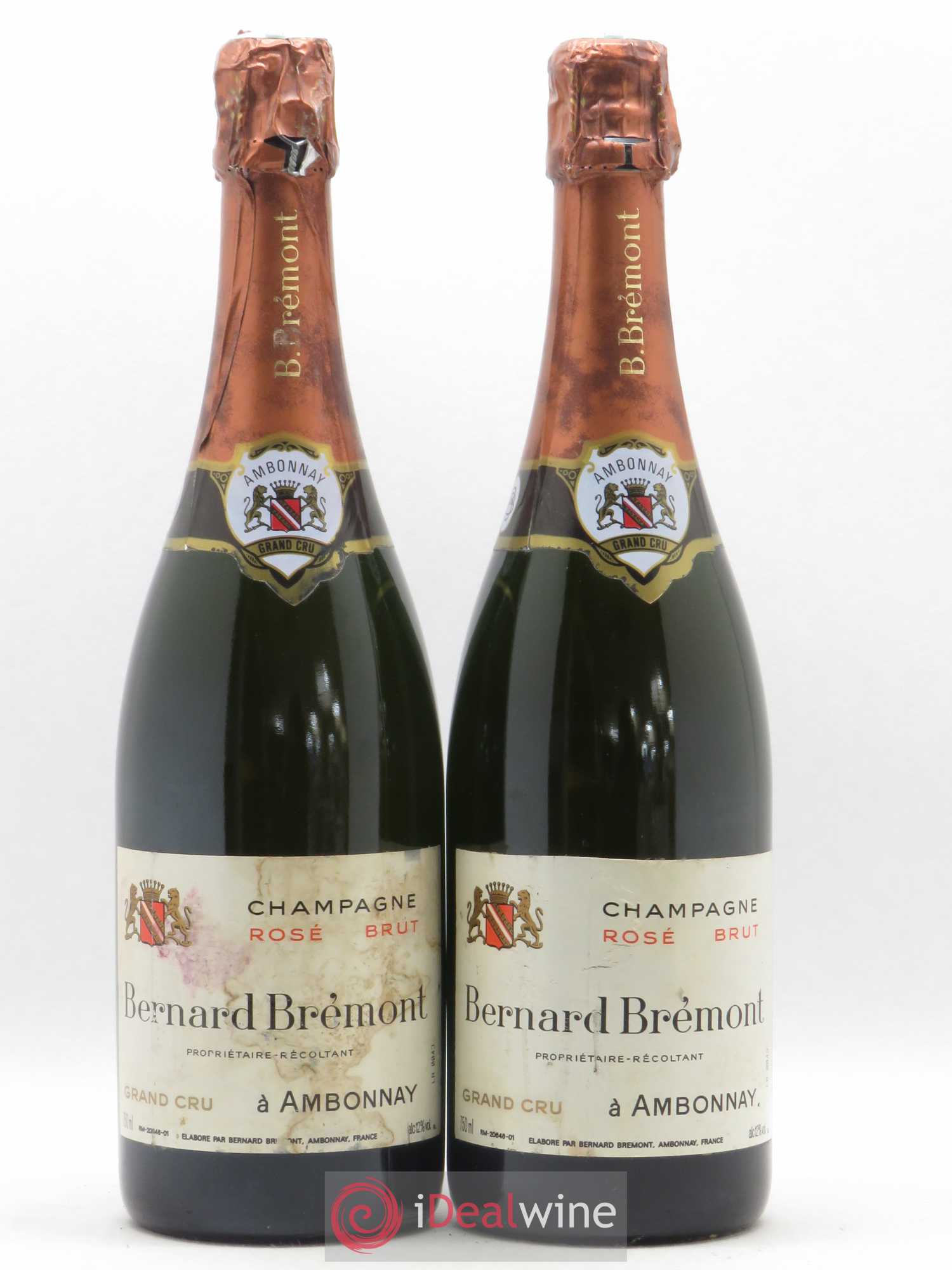 Champagne - grand cru Bernard Bremont - Posten von 2 Flaschen - 0
