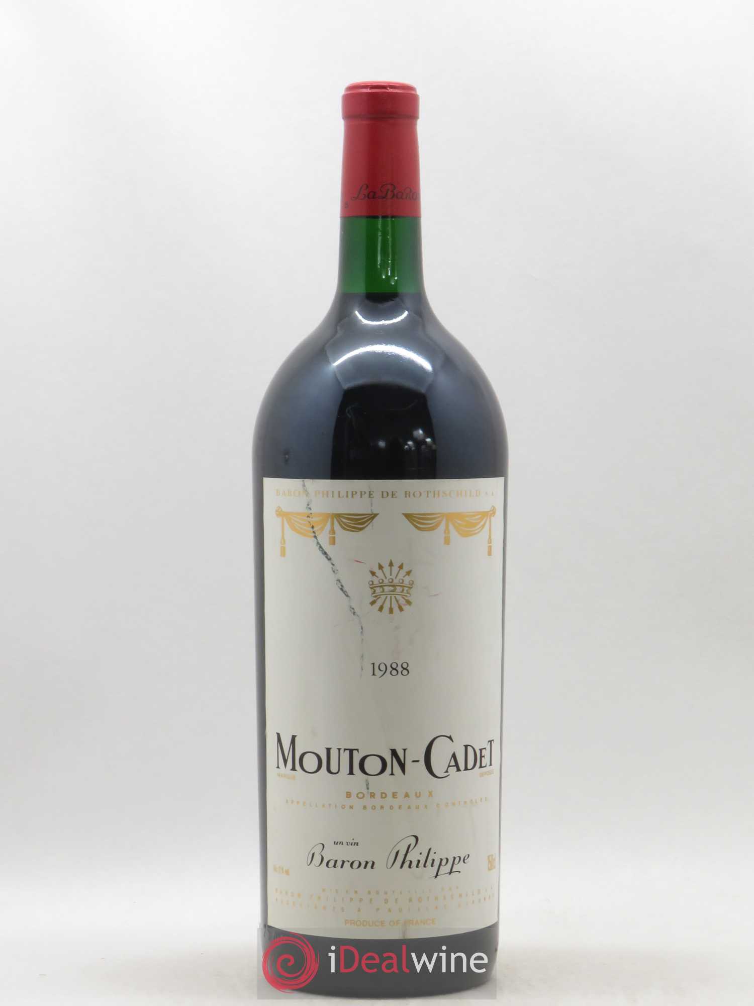 Château Mouton Cadet 1988 - Lot de 1 magnum - 0