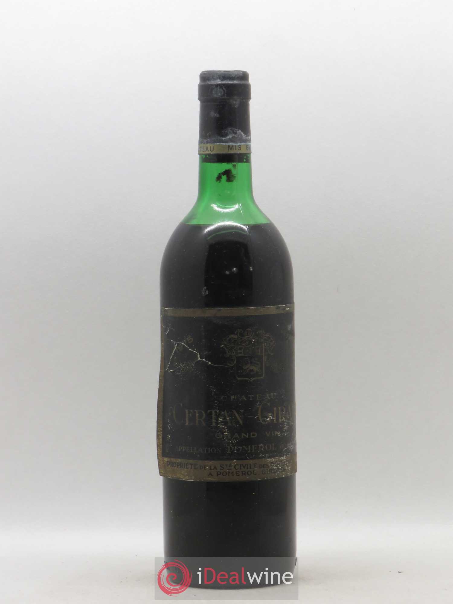 Château Certan Giraud 1975 - Lot de 1 bouteille - 0