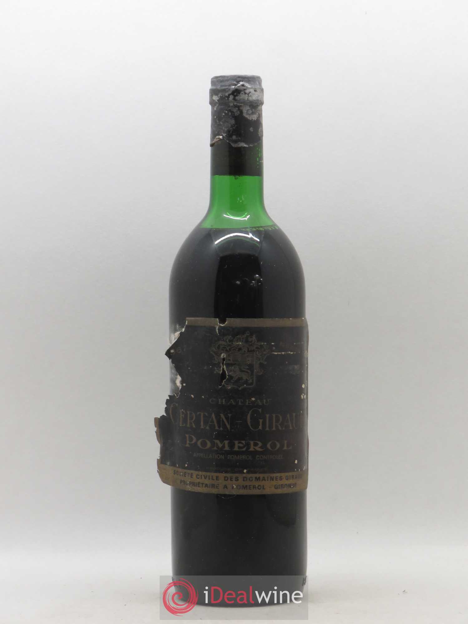Château Certan Giraud 1967 - Lot de 1 bouteille - 0