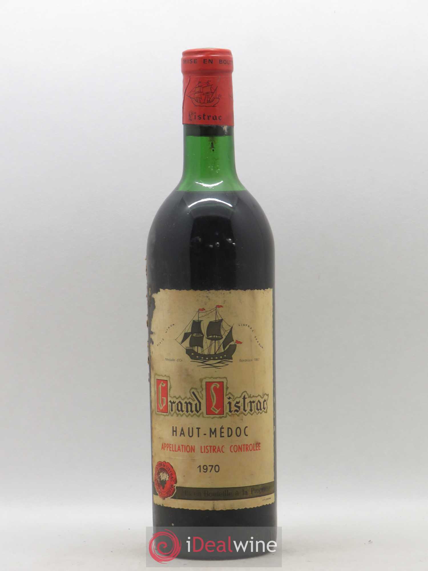 Listrac Grand Listrac 1970 - Posten von 1 Flasche - 0