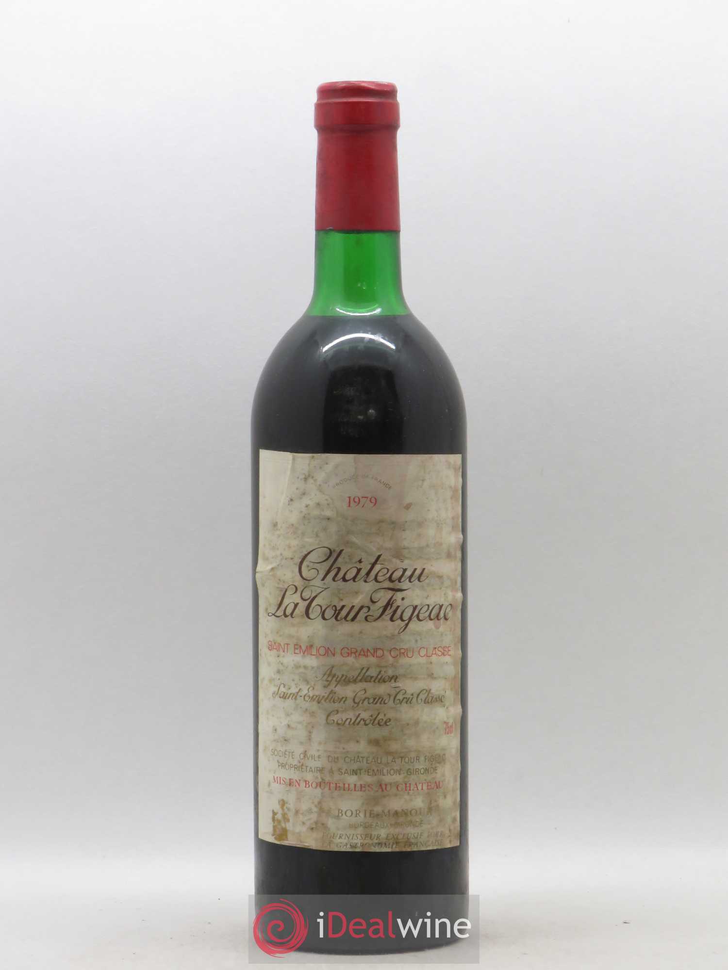 Château la Tour Figeac Grand Cru Classé 1979 - Lot de 1 bouteille - 0
