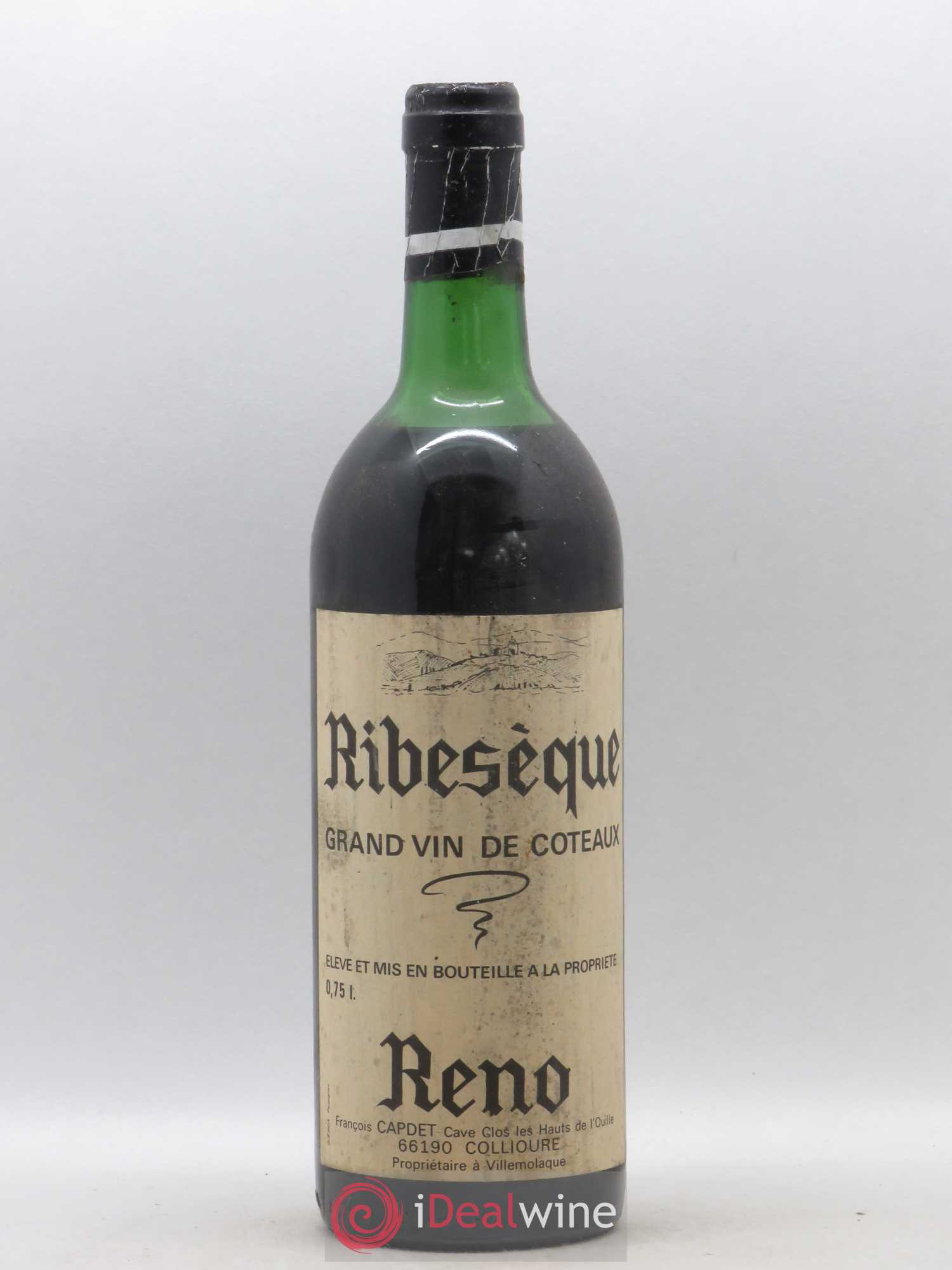 Côtes Catalanes (VDP des Côtes Catalanes) Ribeseque Reno (sans prix de réserve) - Lot de 1 bouteille - 0