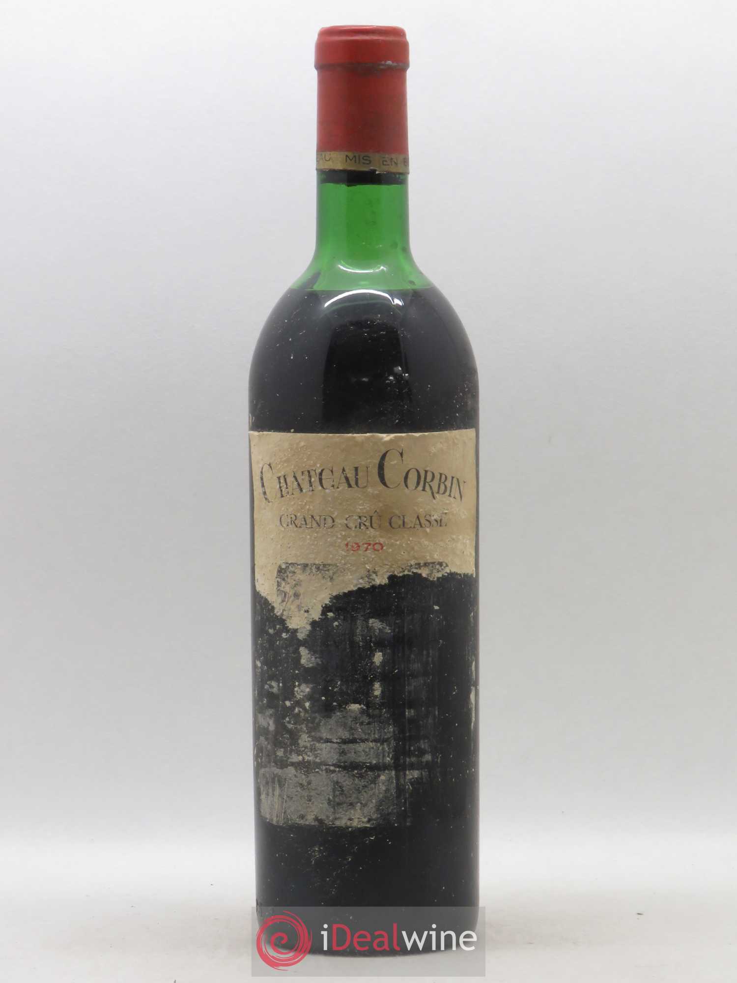 Château Corbin Grand Cru Classé 1970 - Lot de 1 bouteille - 0