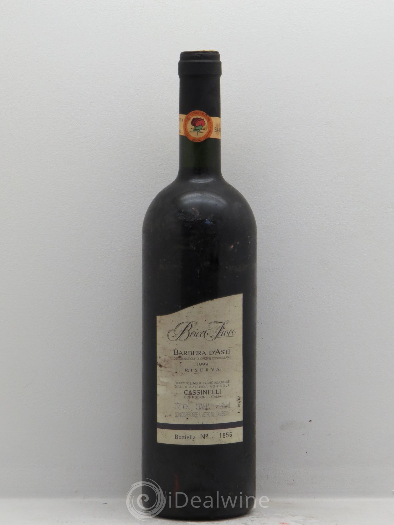 Italie Barbera d'Asti Bricco Fiore Riserva (sans prix de réserve) 1999 - Posten von 1 Flasche - 0