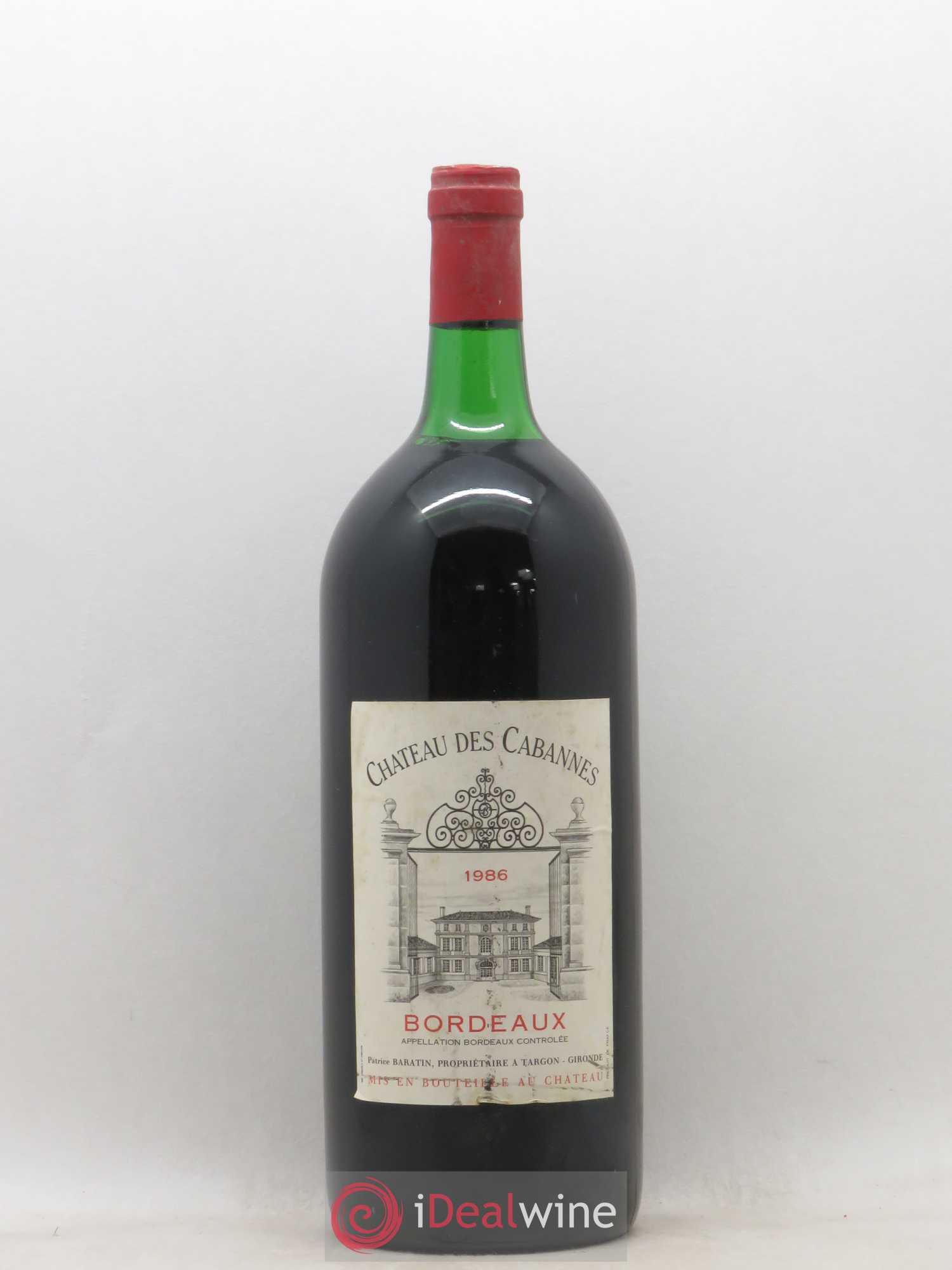 Bordeaux Château des Cabannes 1986 - Posten von 1 Magnum - 0