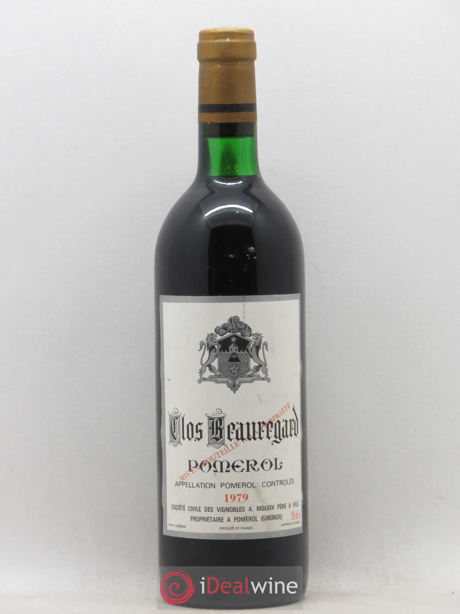 Clos Beauregard 1979 - Lot de 1 bouteille - 0
