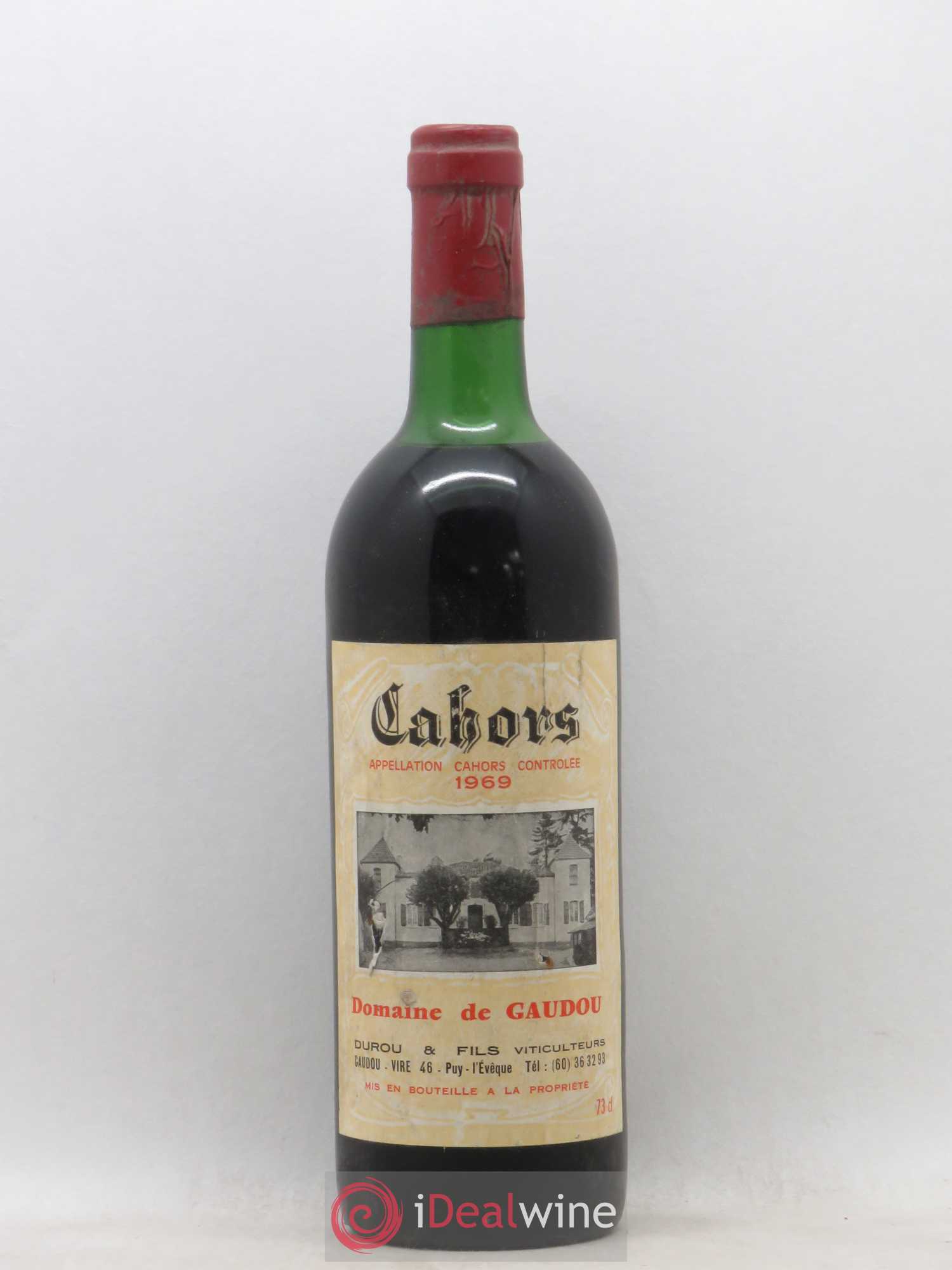 Cahors Domaine de Gaudou (sans prix de réserve) 1969 - Posten von 1 Flasche - 0