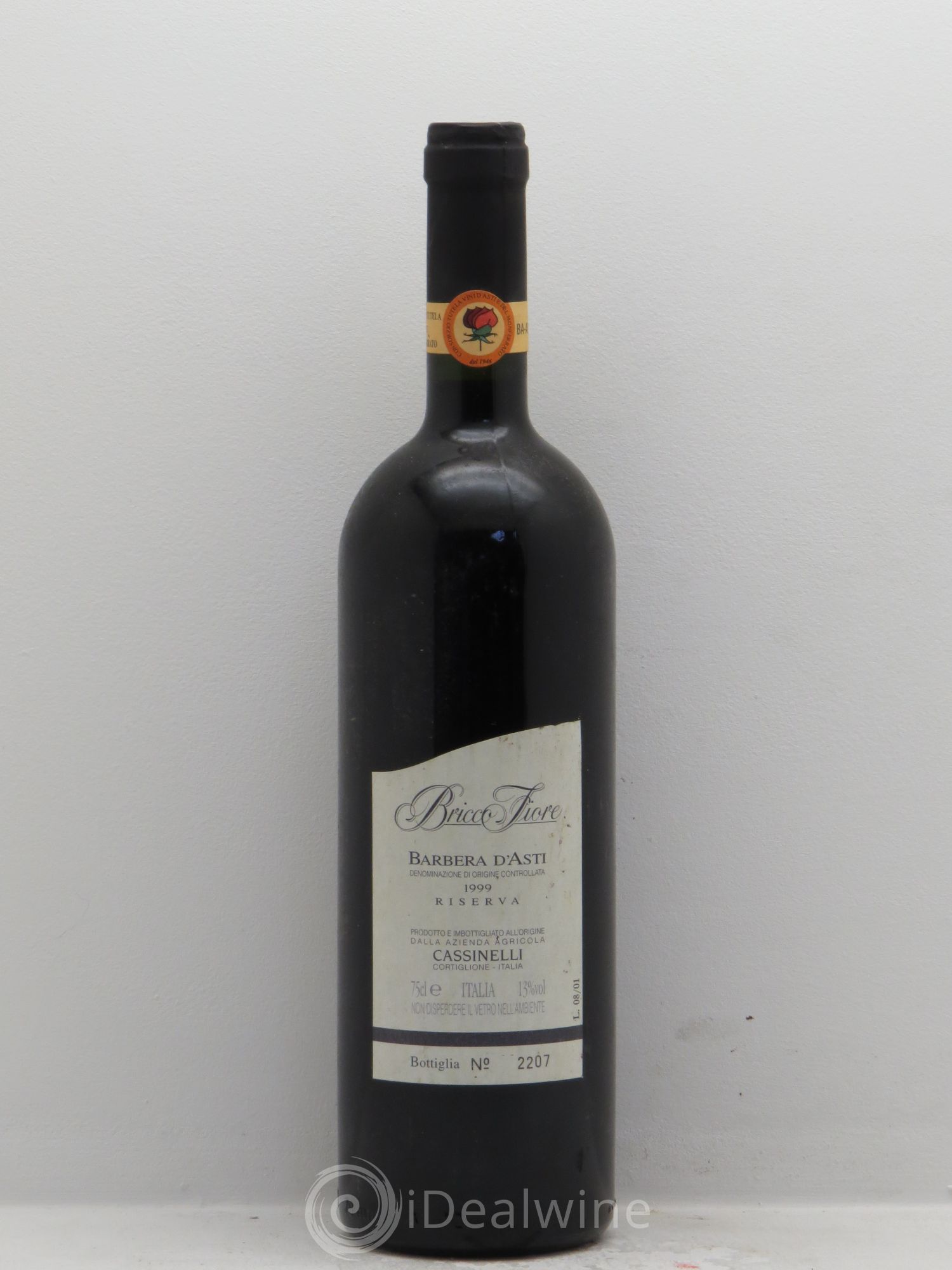 Italie Barbera d'Asti Bricco Fiore Riserva (sans prix de réserve) 1999 - Posten von 1 Flasche - 0