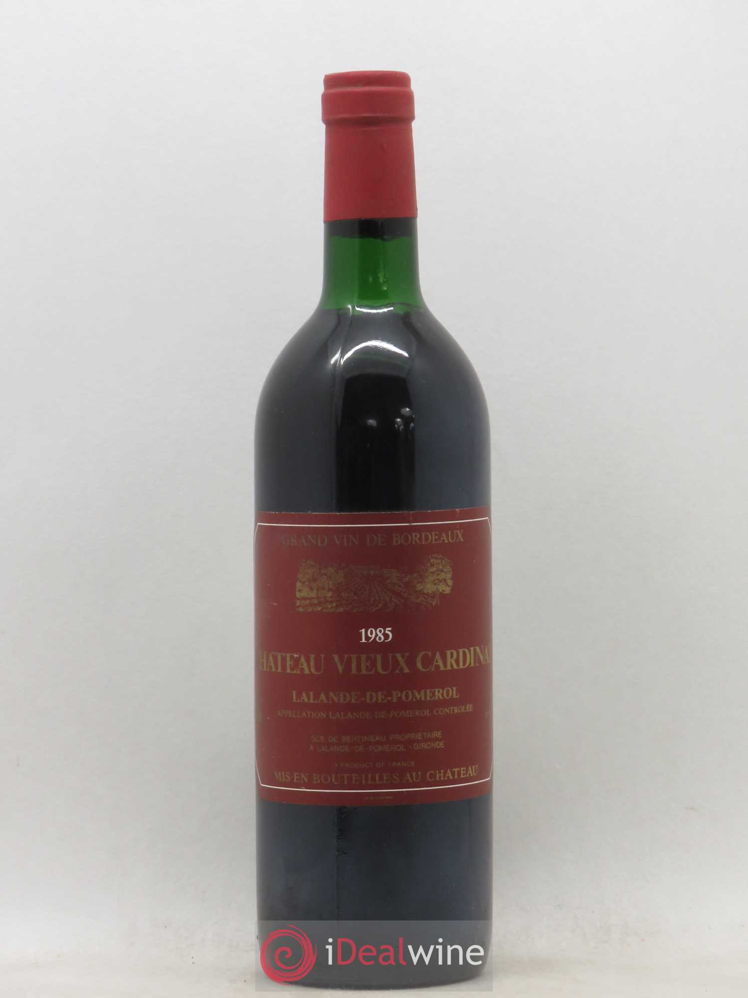 Lalande-de-Pomerol Château Vieux Cardinal 1985 - Posten von 1 Flasche - 0
