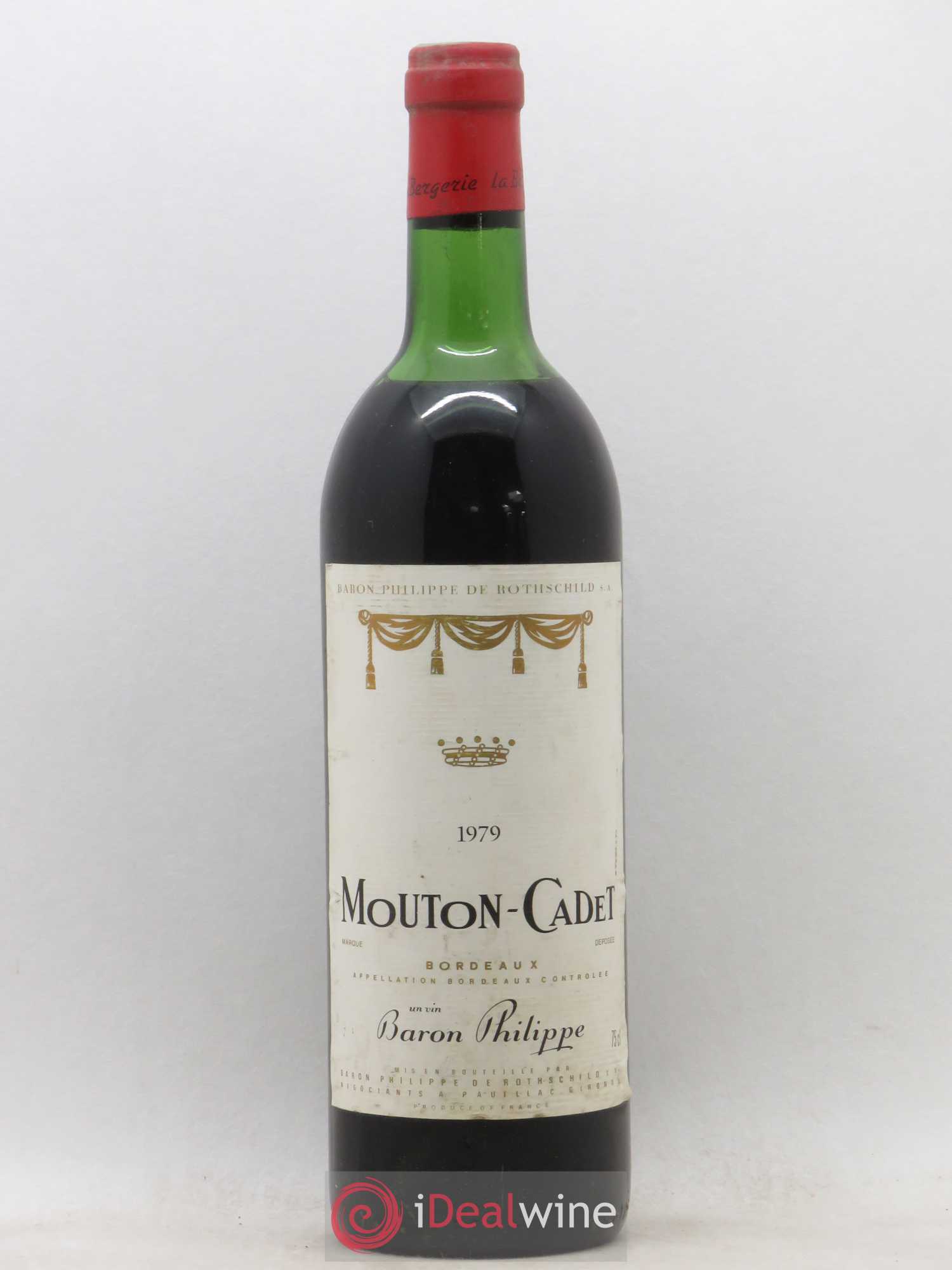 Château Mouton Cadet (sans prix de réserve) 1979 - Lot de 1 bouteille - 0
