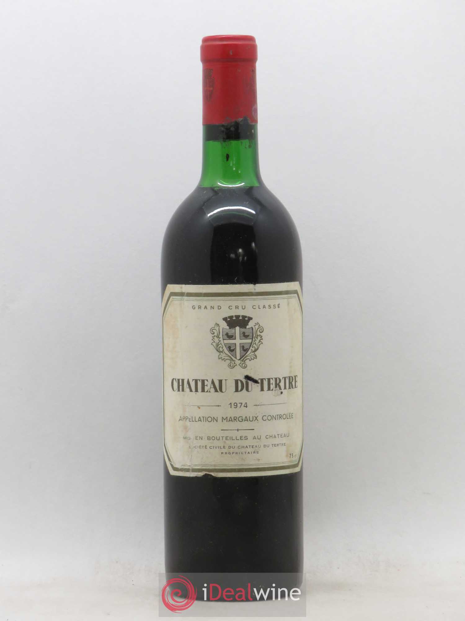Château du Tertre 5ème Grand Cru Classé 1974 - Lot de 1 bouteille - 0