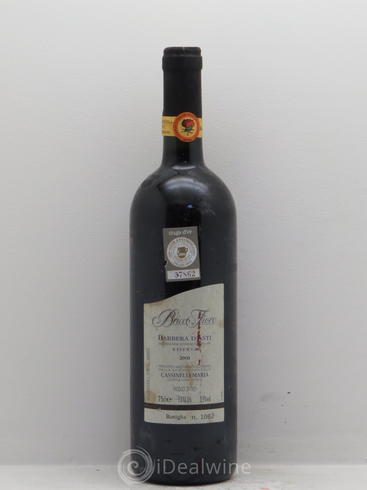 Italie Barbera d'Asti Bricco Fiore Riserva "Cassinelli Maria" (sans prix de réserve) 2001 - Posten von 1 Flasche - 0