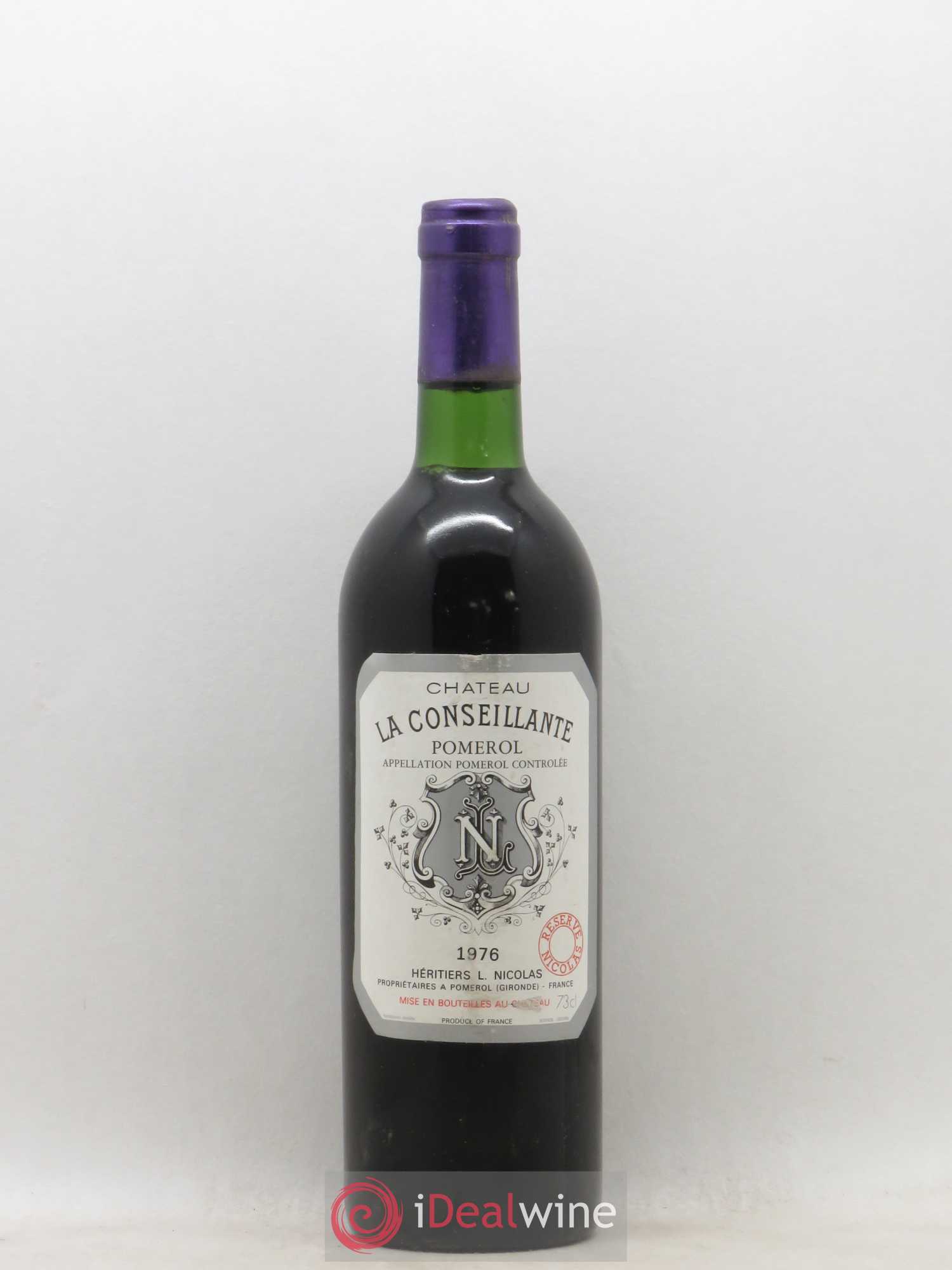 Château la Conseillante 1976 - Lot de 1 bouteille - 0