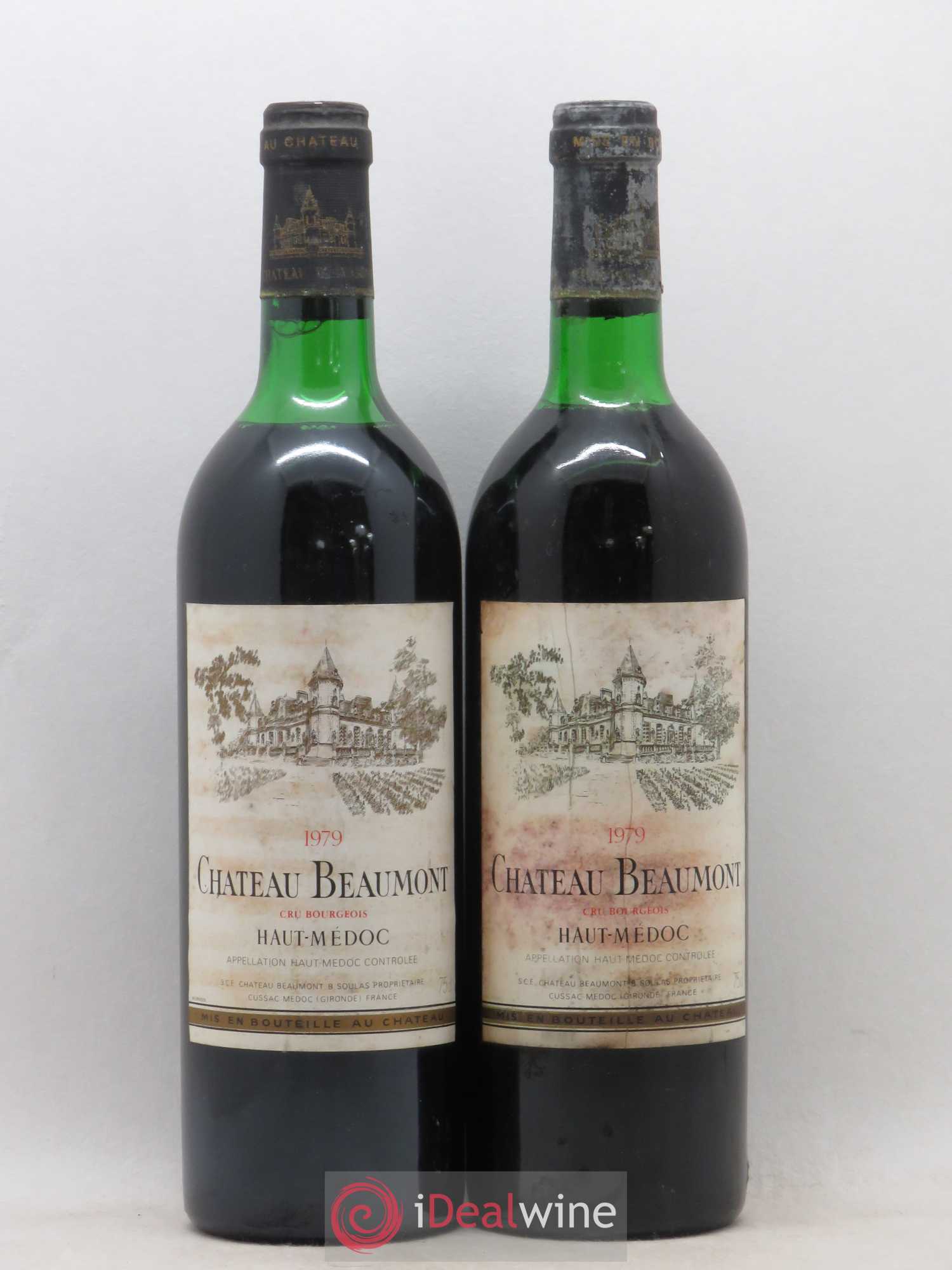 Château Beaumont Cru Bourgeois 1979 - Lot de 2 bouteilles - 0