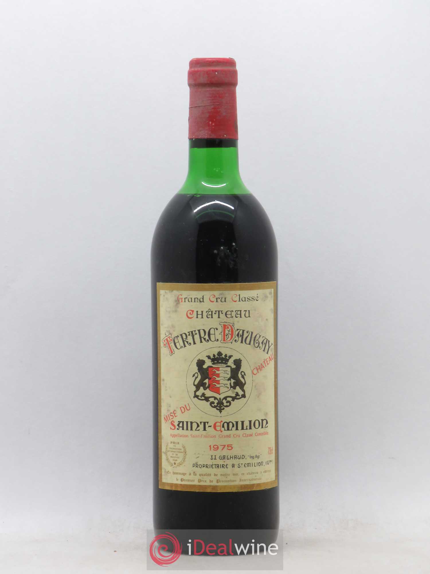 Château Tertre Daugay Grand Cru Classé 1975 - Lot de 1 bouteille - 0