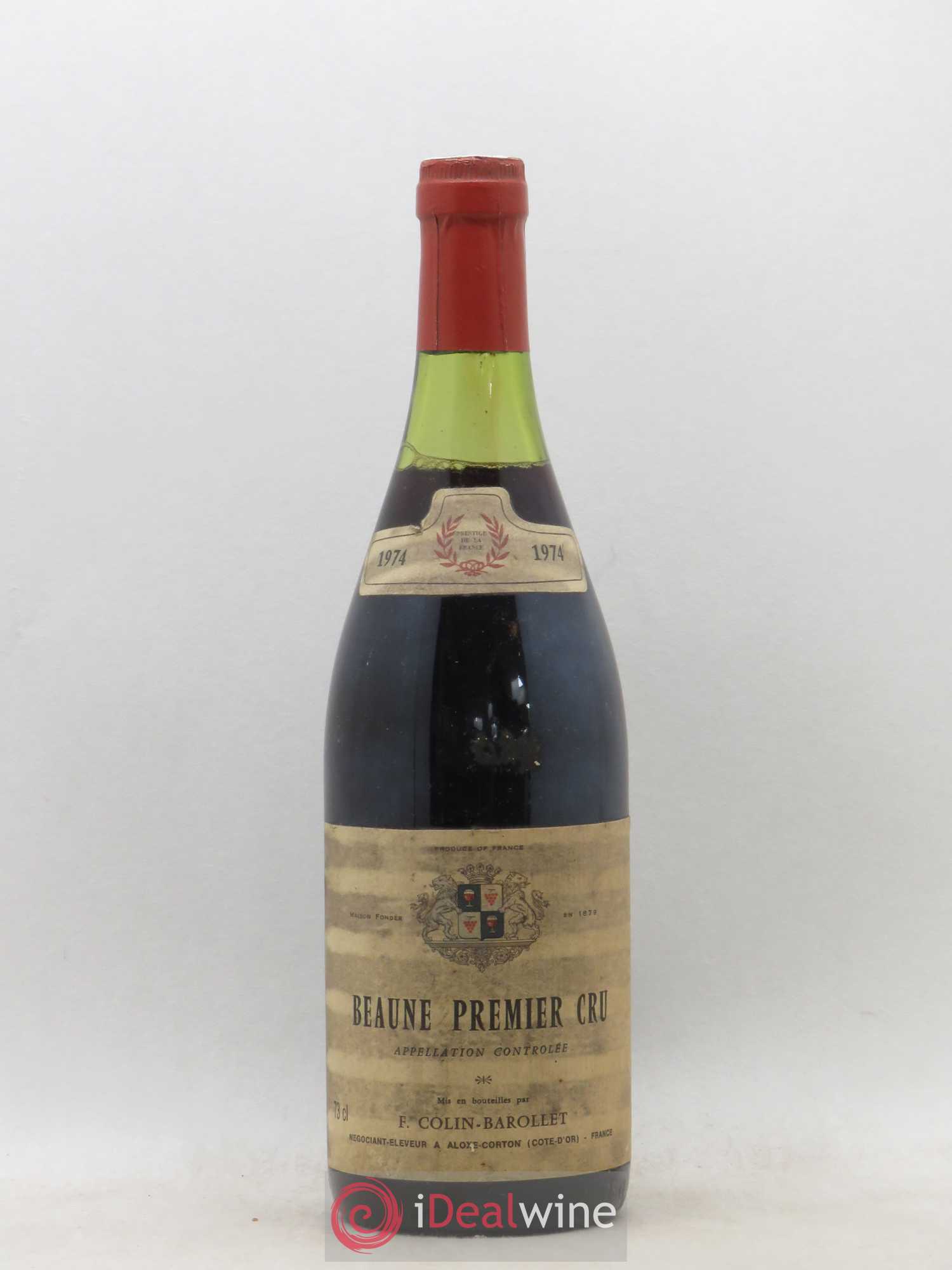 Beaune 1er Cru F.Collin Barollet 1974 - Posten von 1 Flasche - 0