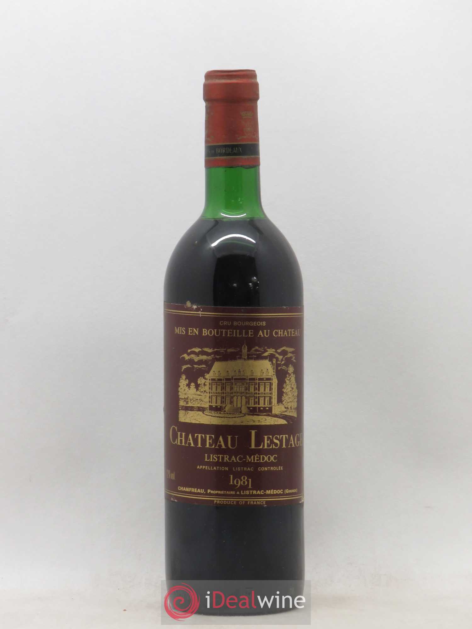 Château Lestage Cru Bourgeois 1981 - Lot de 1 bouteille - 0