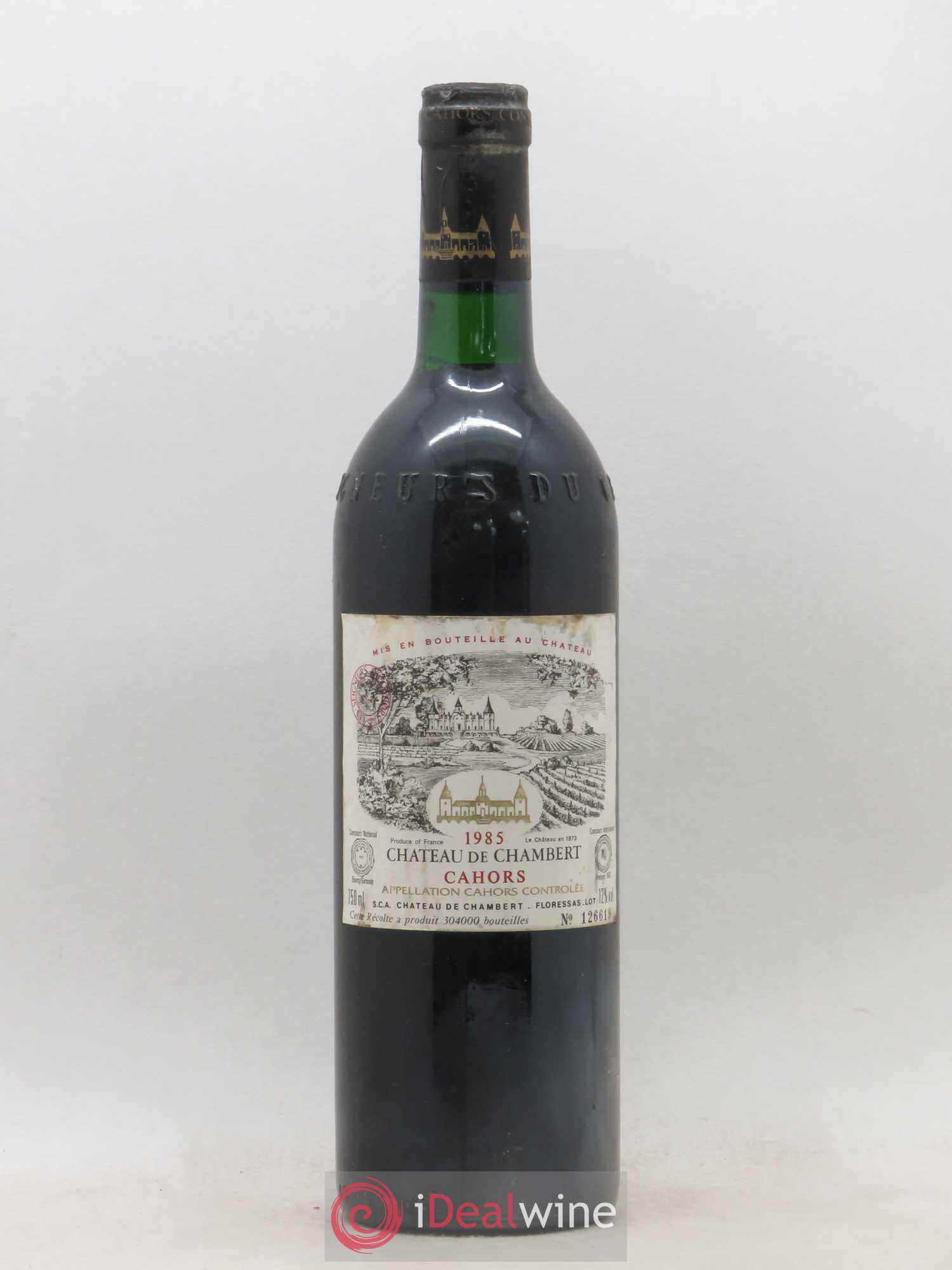 Cahors Château de Chambert 1985 - Lot de 1 bouteille - 0