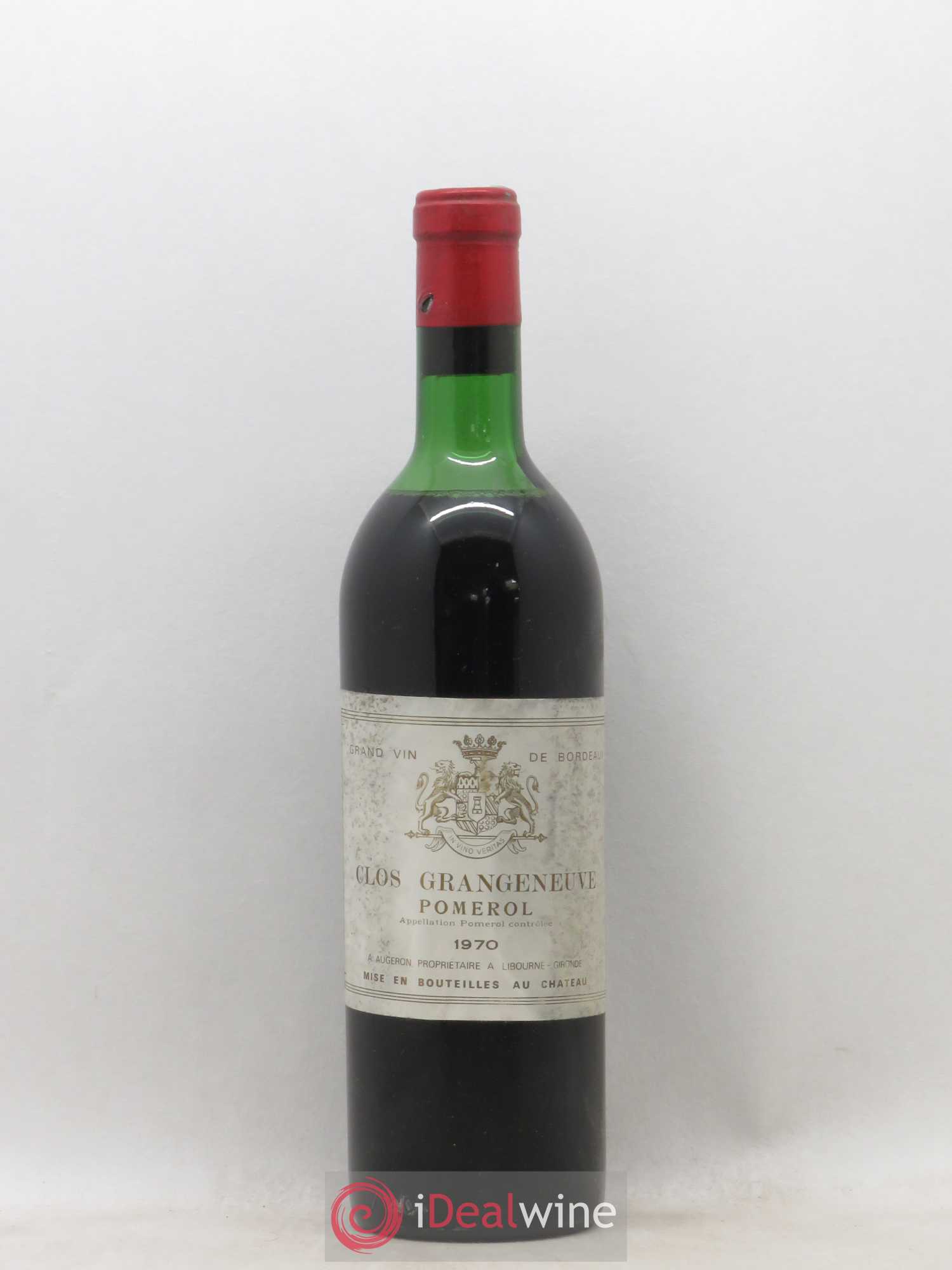 Pomerol Clos Grangeneuve 1970 - Lot de 1 bouteille - 0