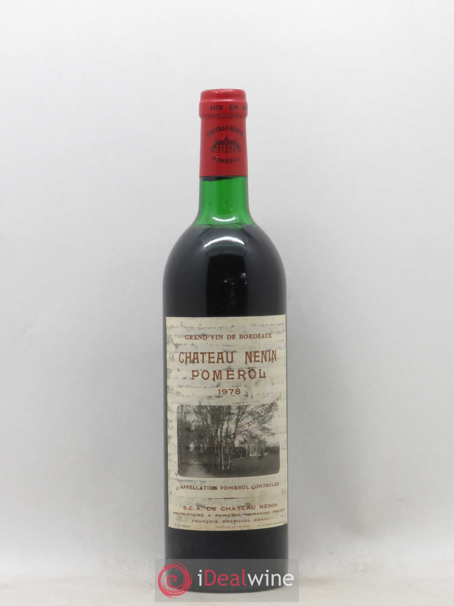 Château Nenin 1978 - Lot de 1 bouteille - 0