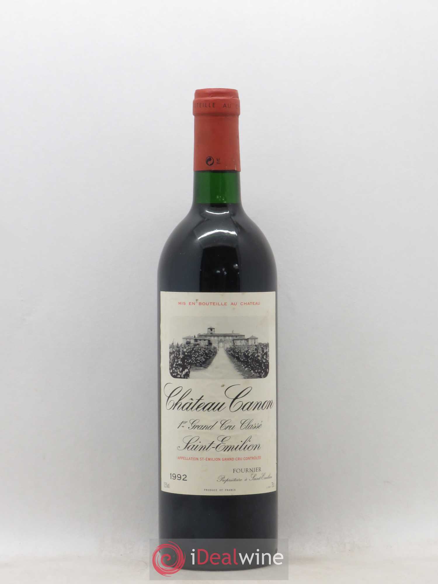 Château Canon 1er Grand Cru Classé B 1992 - Lot de 1 bouteille - 0