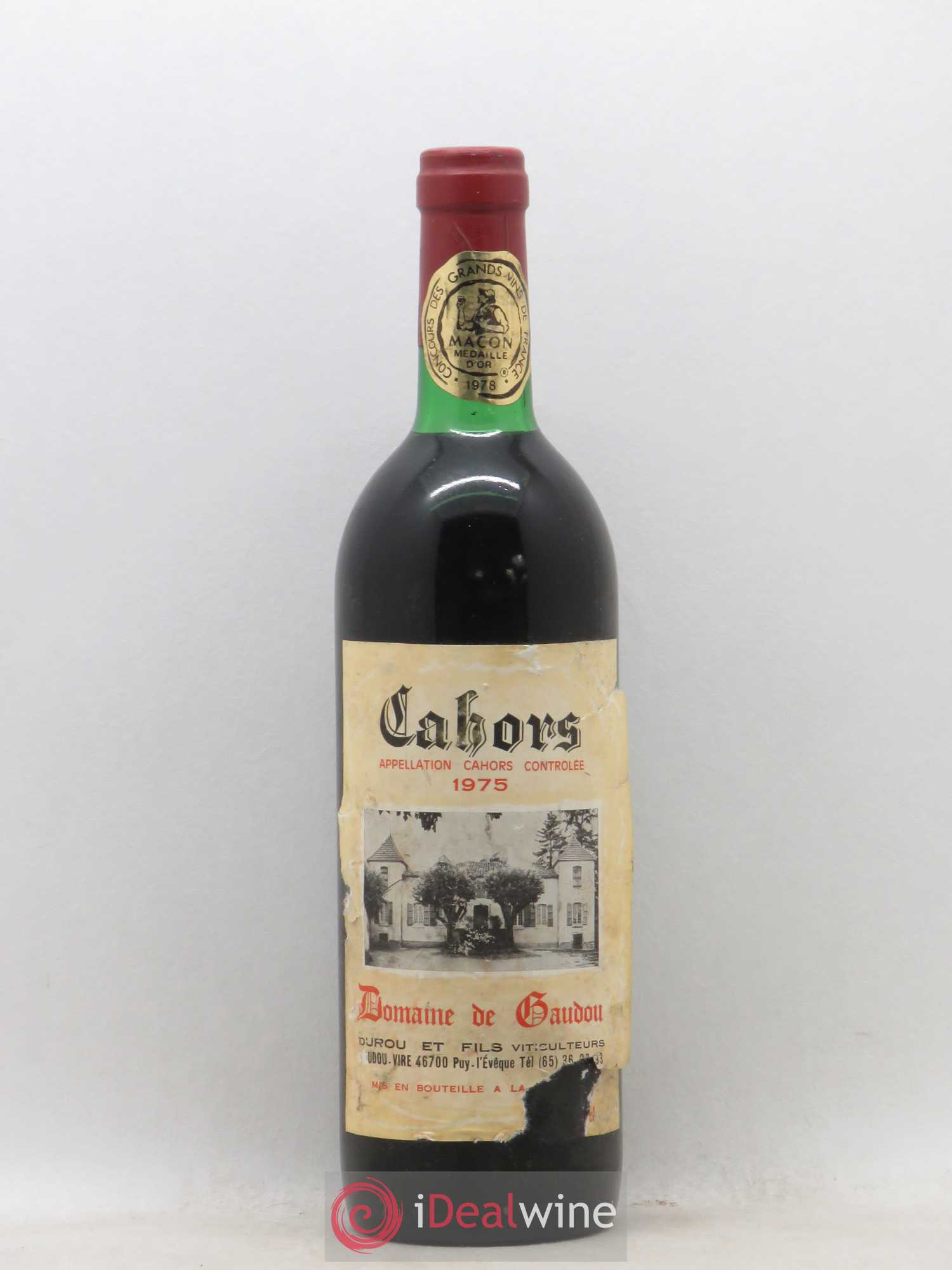 Cahors Domaine de Gaudou 1975 - Posten von 1 Flasche - 0
