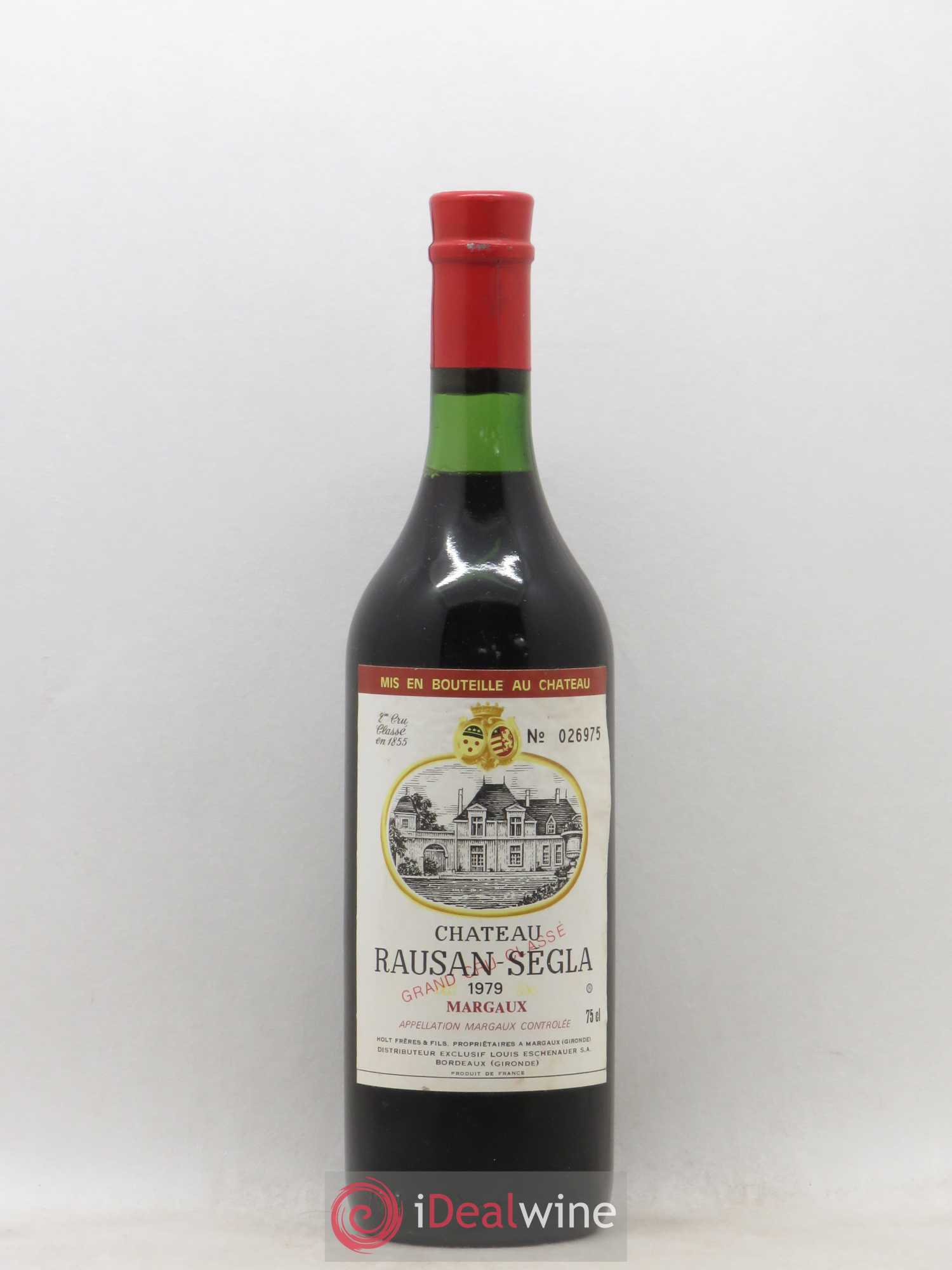 Château Rauzan Ségla Grand Cru Classé 1979 - Lot de 1 bouteille - 0