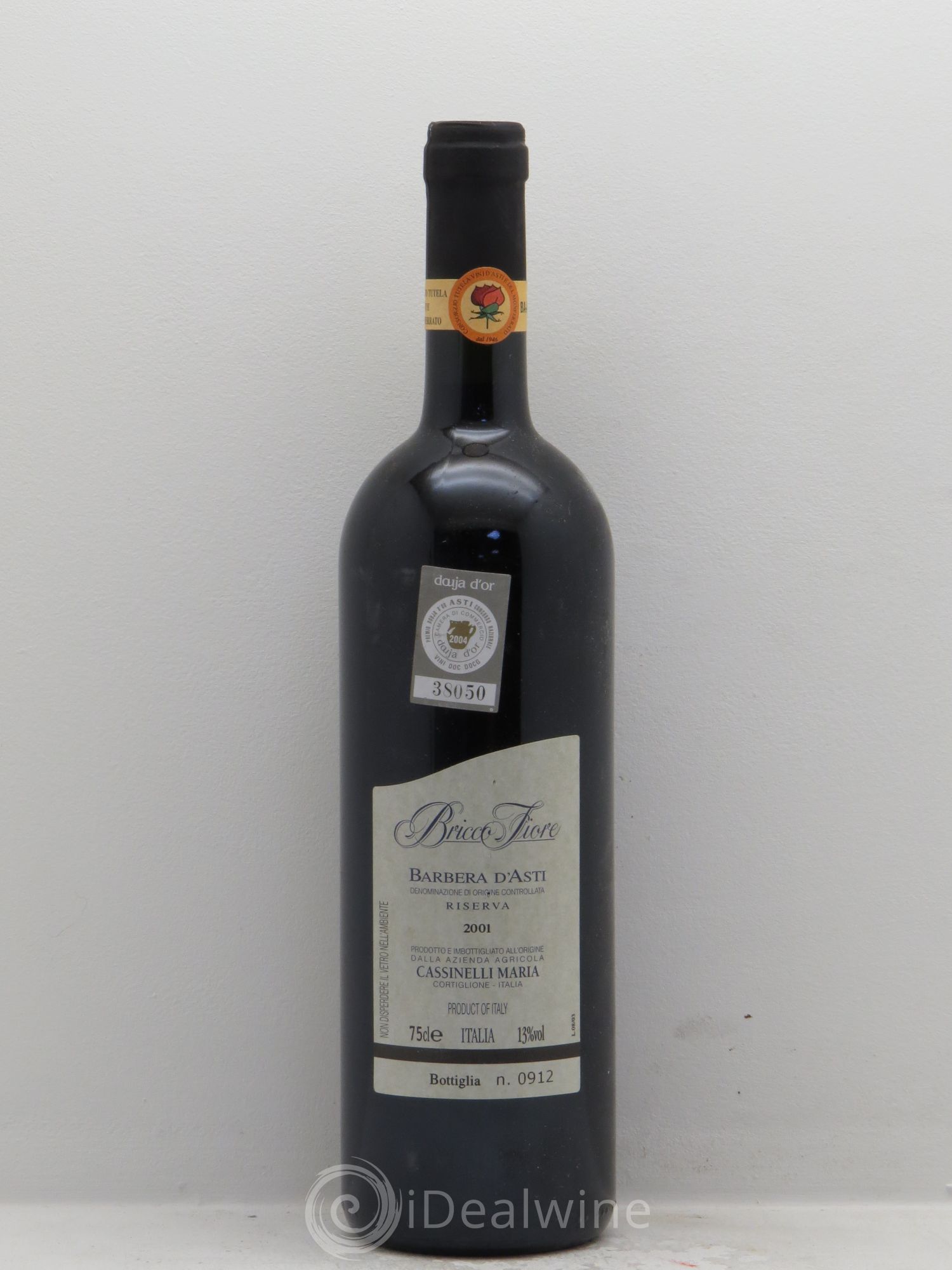 Italie Barbera d'Asti Bricco Fiore Riserva "Cassinelli Maria" (sans prix de réserve) 2001 - Posten von 1 Flasche - 0