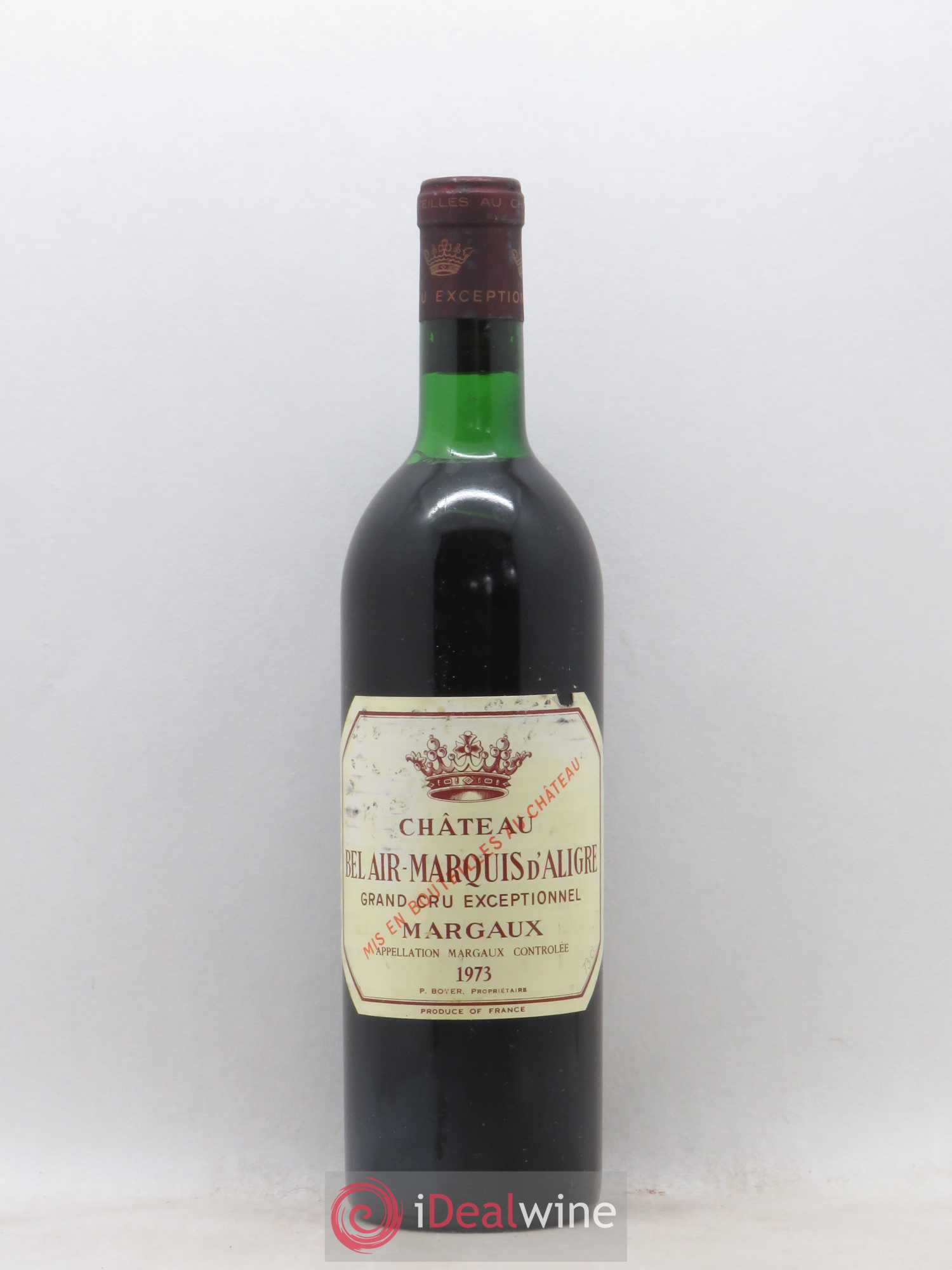 Château Bel Air Marquis d'Aligre 1973 - Lot de 1 bouteille - 0
