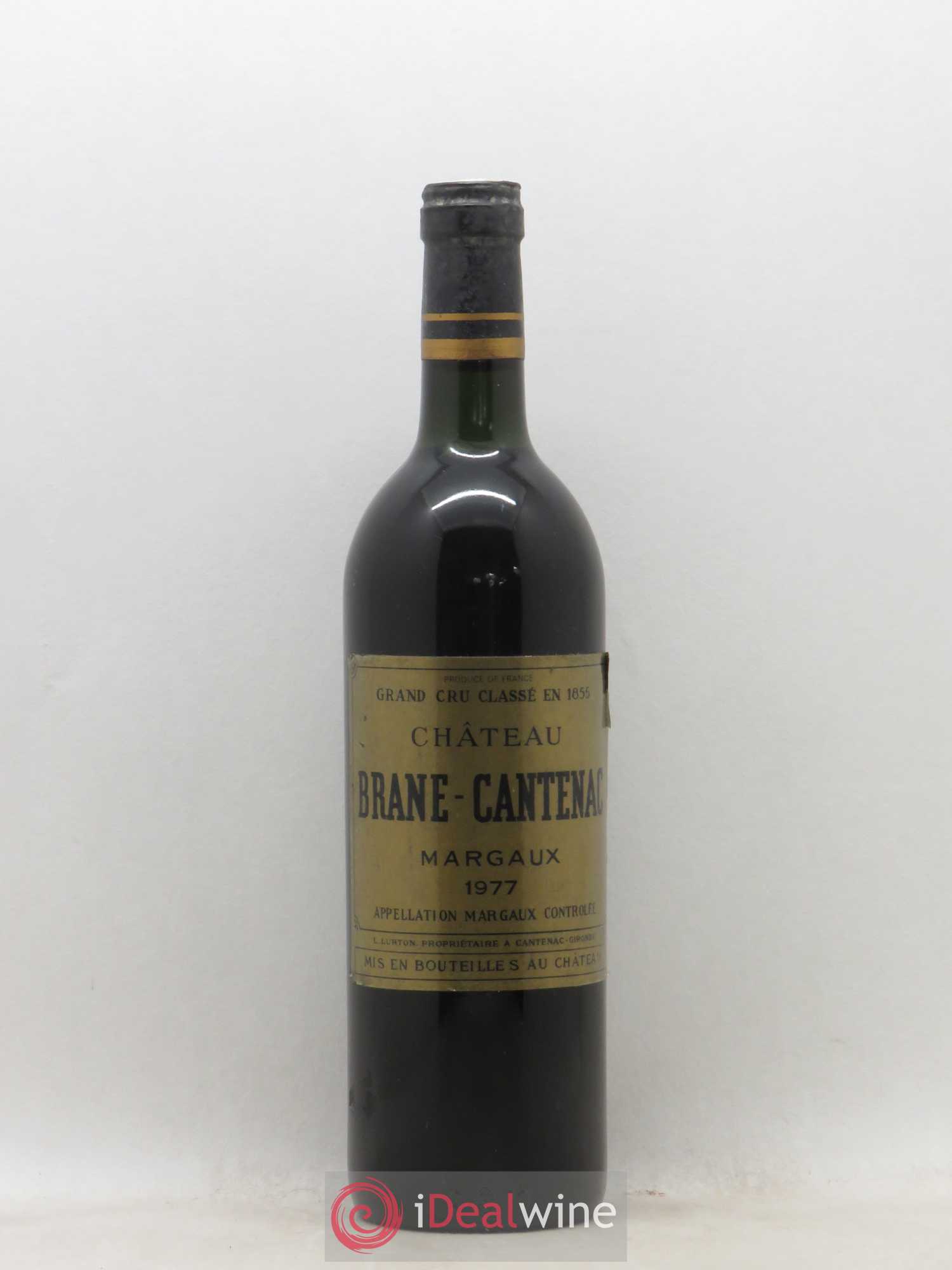 Château Brane Cantenac 2ème Grand Cru Classé 1977 - Lot de 1 bouteille - 0