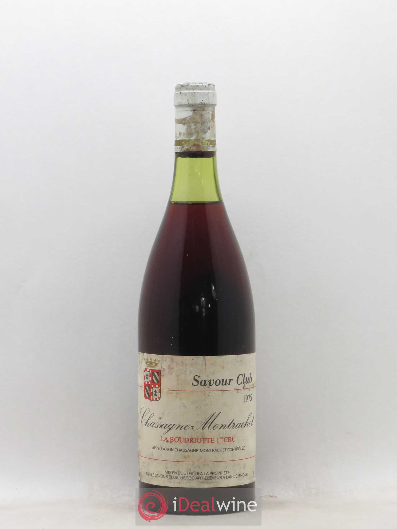 Chassagne-Montrachet 1er Cru La Boudriotte Savour Club 1975 - Posten von 1 Flasche - 0