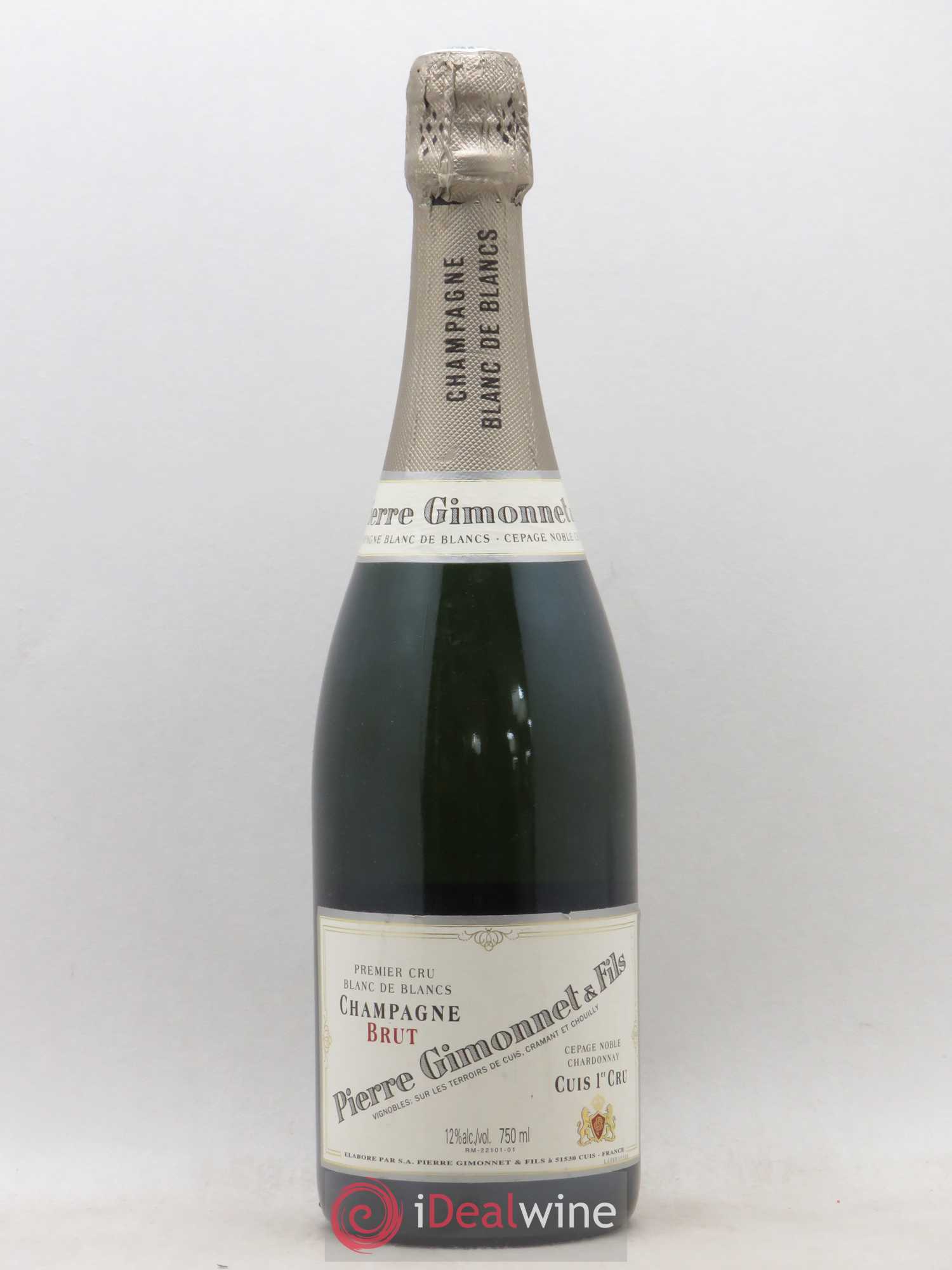 Champagne Blanc de Blancs Brut Cuis 1er Cru Pierre Gimonnet et fils - Posten von 1 Flasche - 0