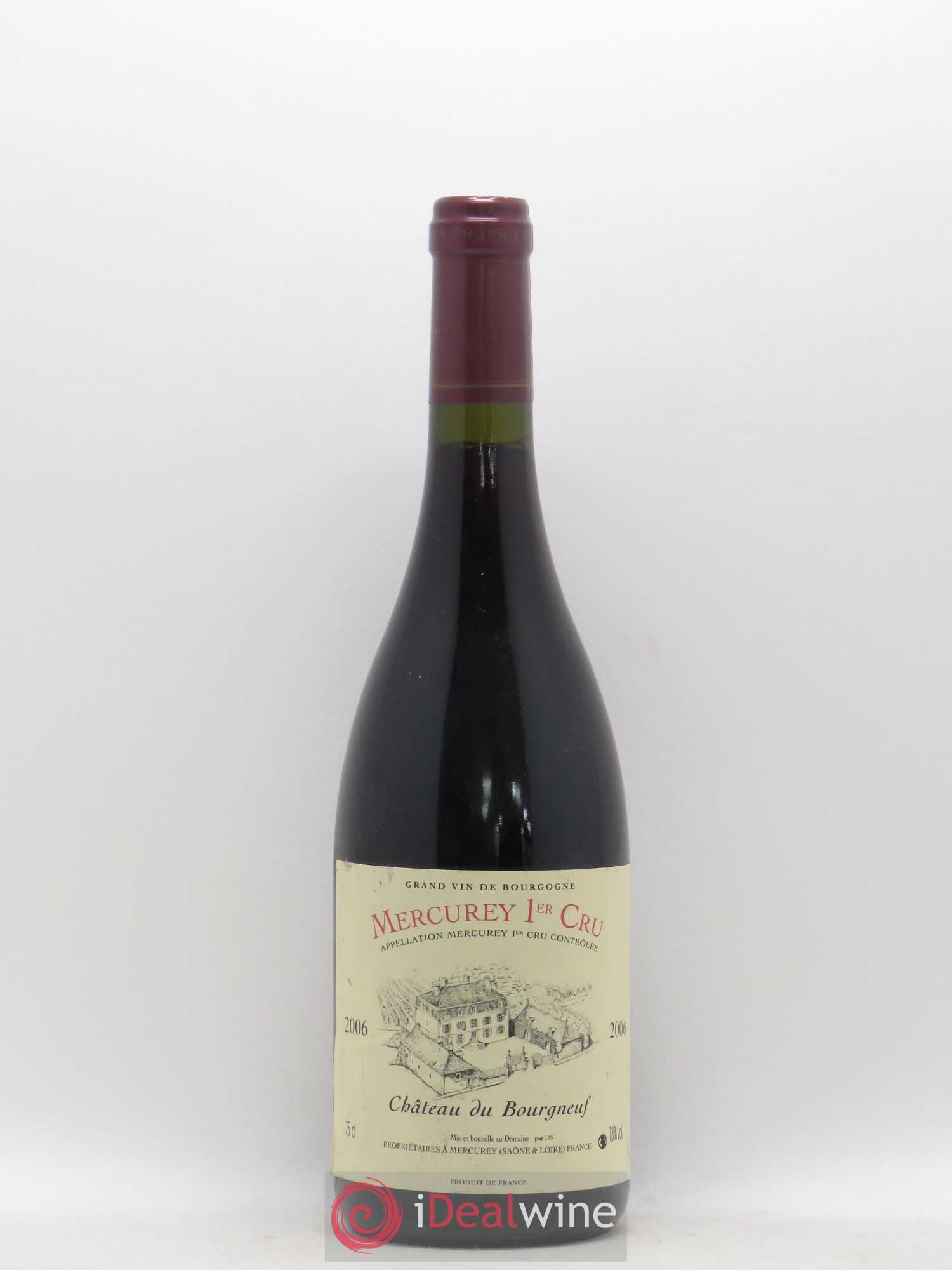 Mercurey 1er Cru Château du Bourgneuf 2006 - Posten von 1 Flasche - 0