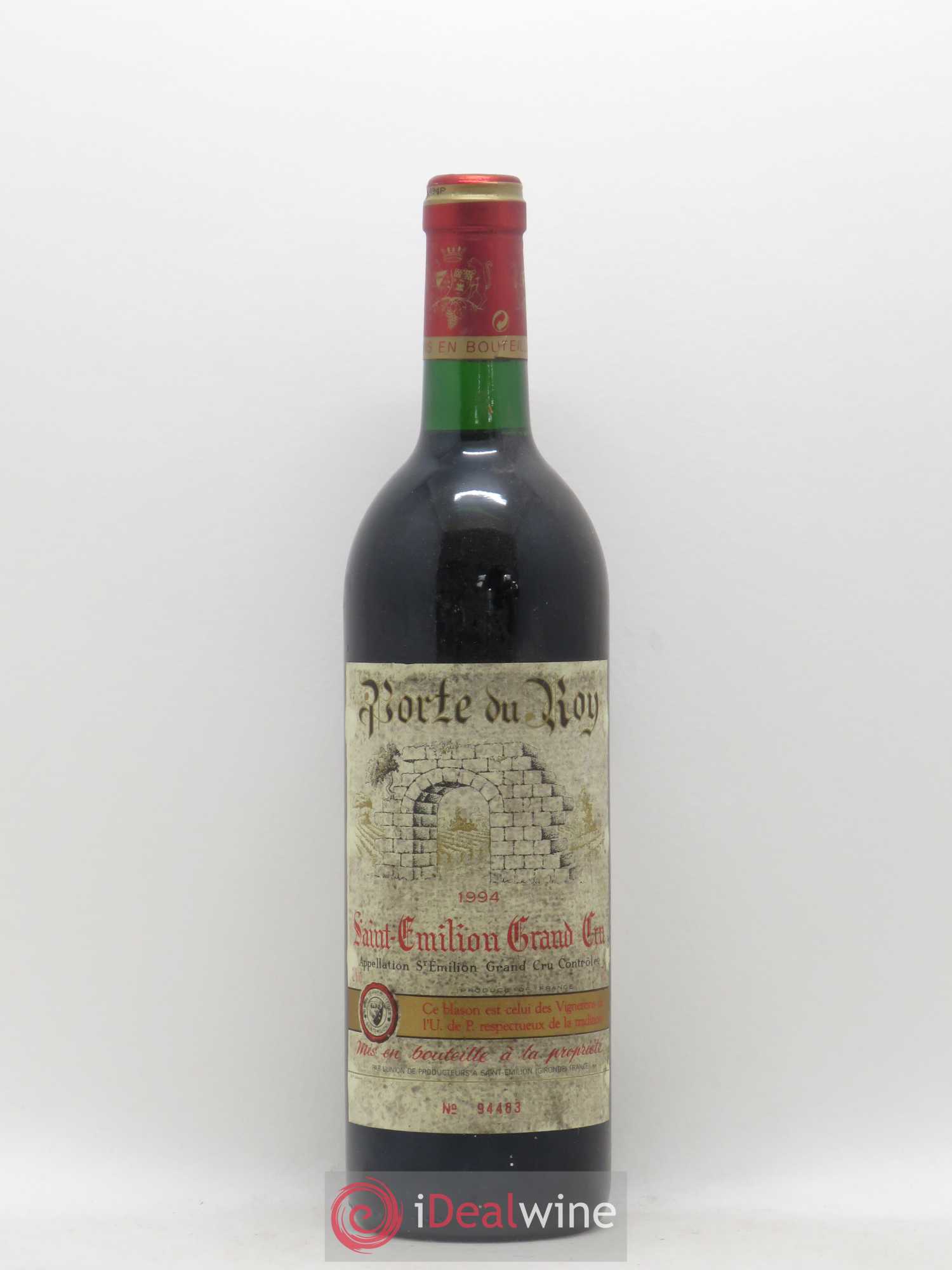 Saint-Émilion Grand Cru Porte du Roy 1994 - Lot de 1 bouteille - 0