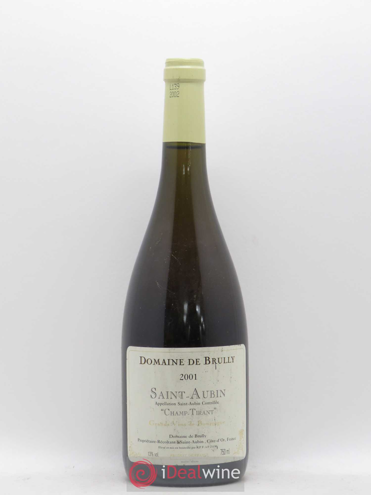 Saint-Aubin Champs Tirant Domaine Brully 2001 - Posten von 1 Flasche - 0
