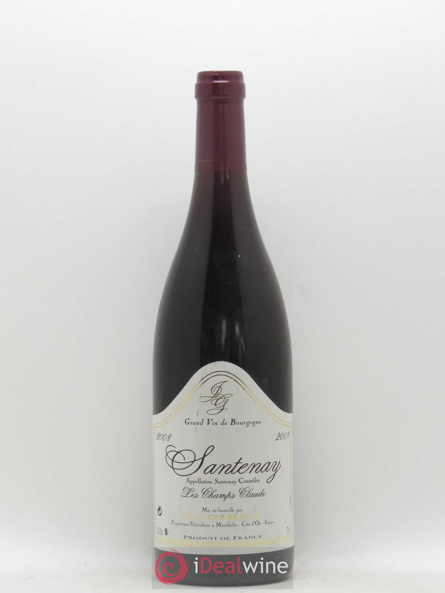 Santenay Les Champs Claude Jérome Gerbeault 2008 - Posten von 1 Flasche - 0