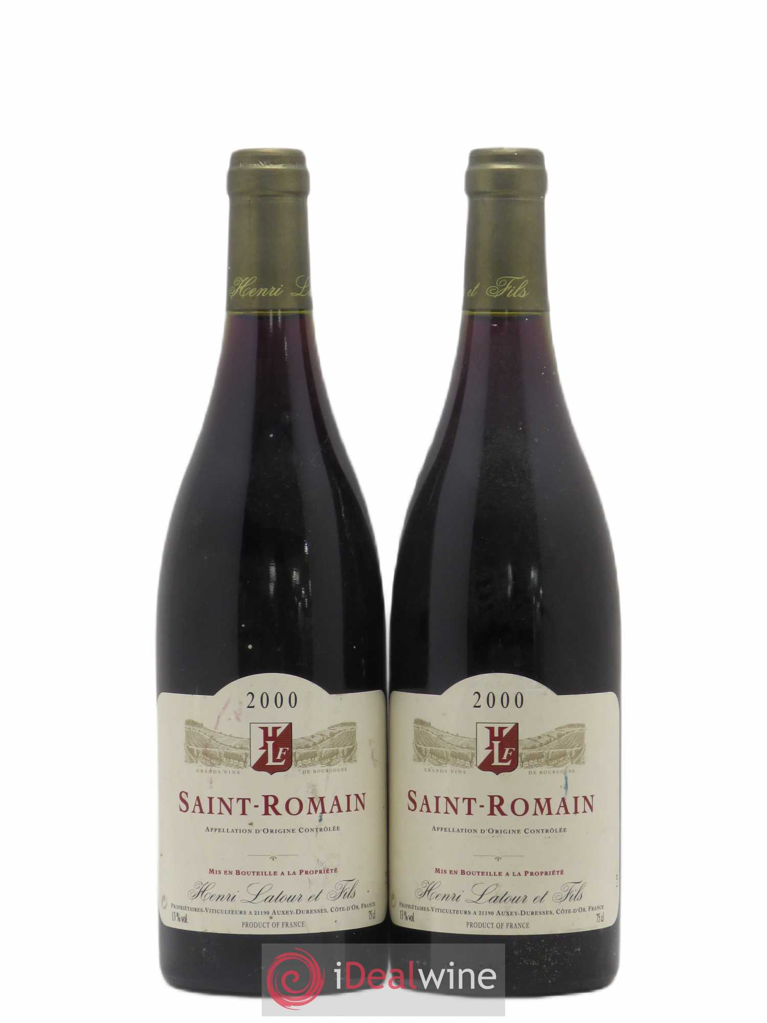 Saint-Romain Henri Latour & Fils 2000 - Posten von 2 Flaschen - 0