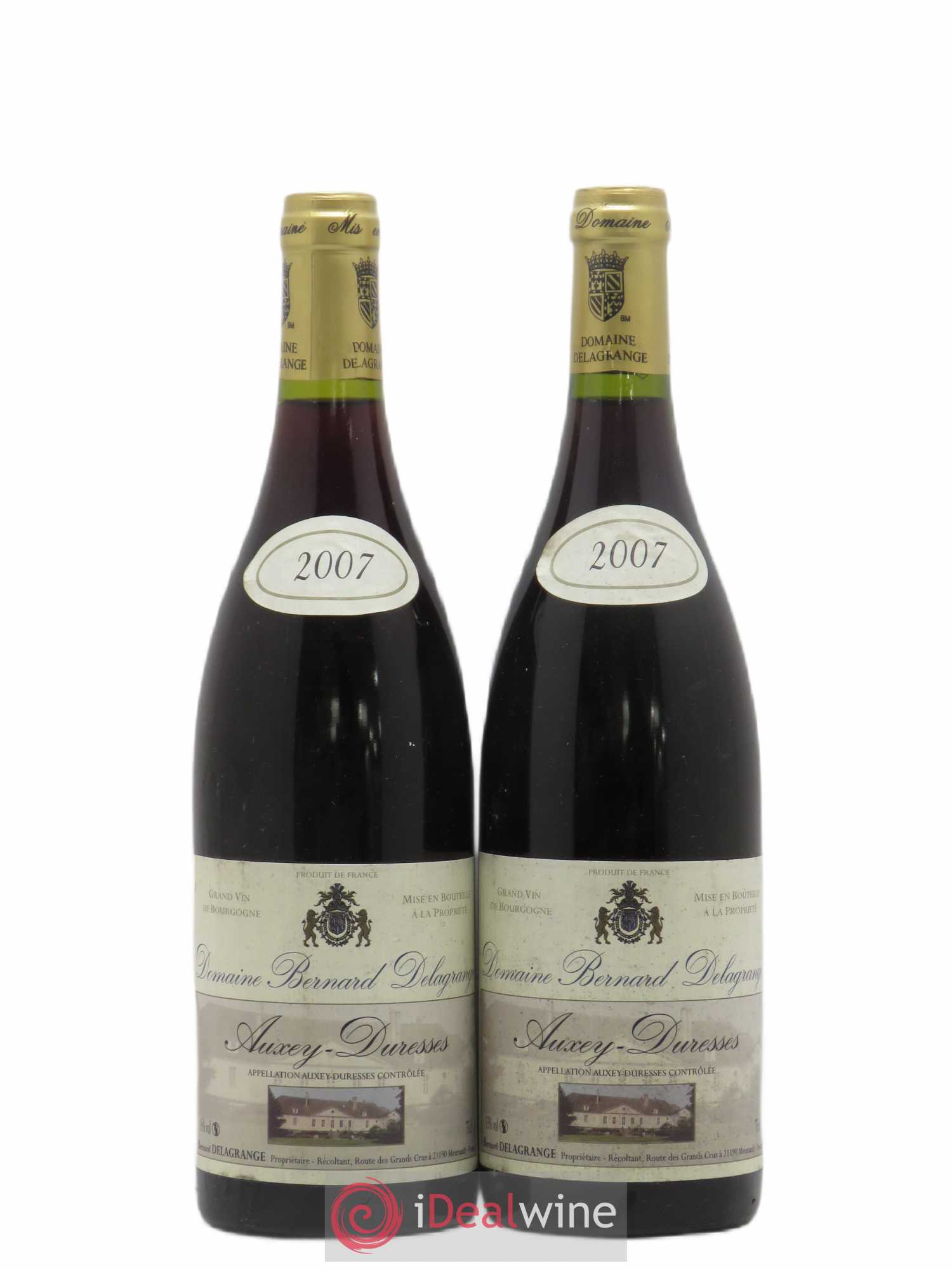 Auxey-Duresses Bernard Delagrange 2007 - Lot de 2 bouteilles - 0