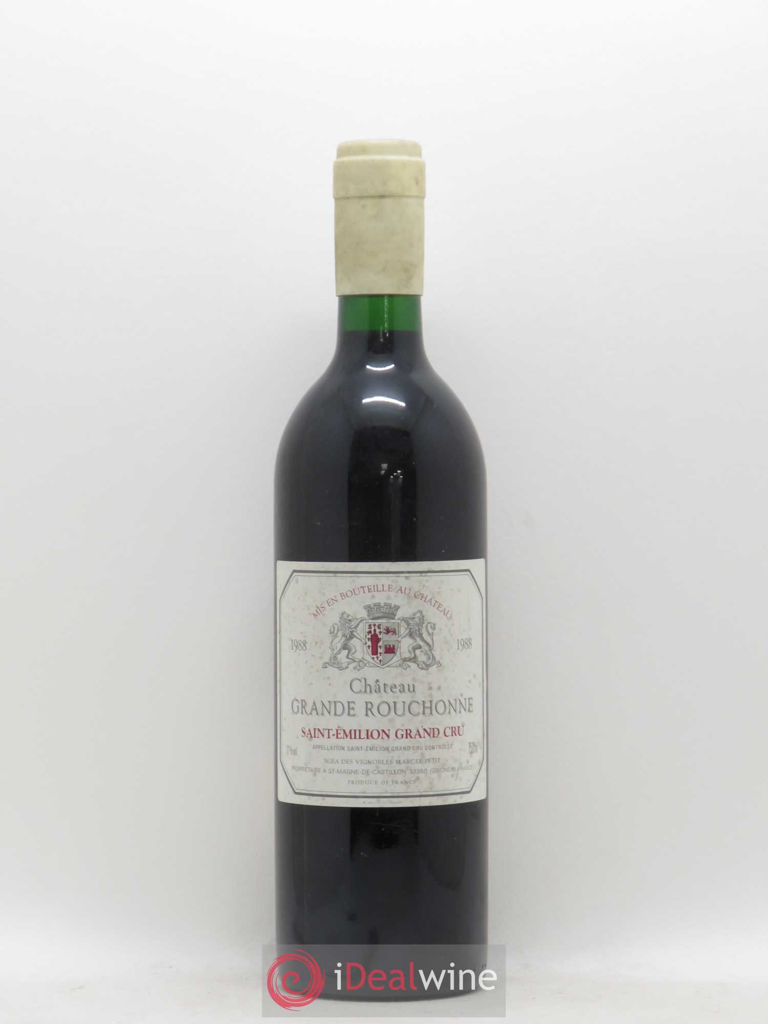 Saint-Émilion Grand Cru Château Grande Rouchonne (sans prix de réserve) 1988 - Posten von 1 Flasche - 0