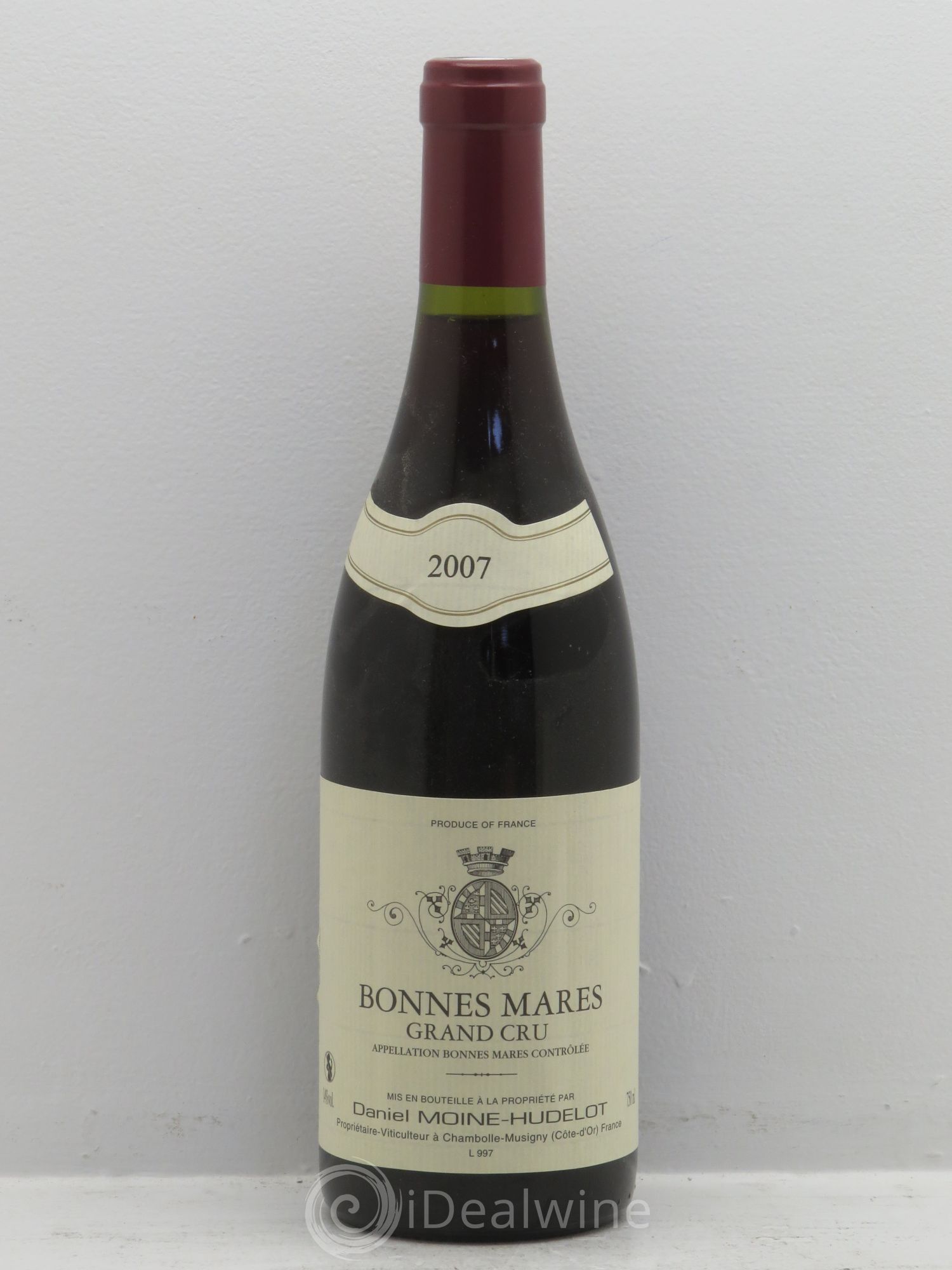 Bonnes-Mares Grand Cru Domaine Moine-Hudelot 2007 - Posten von 1 Flasche - 0