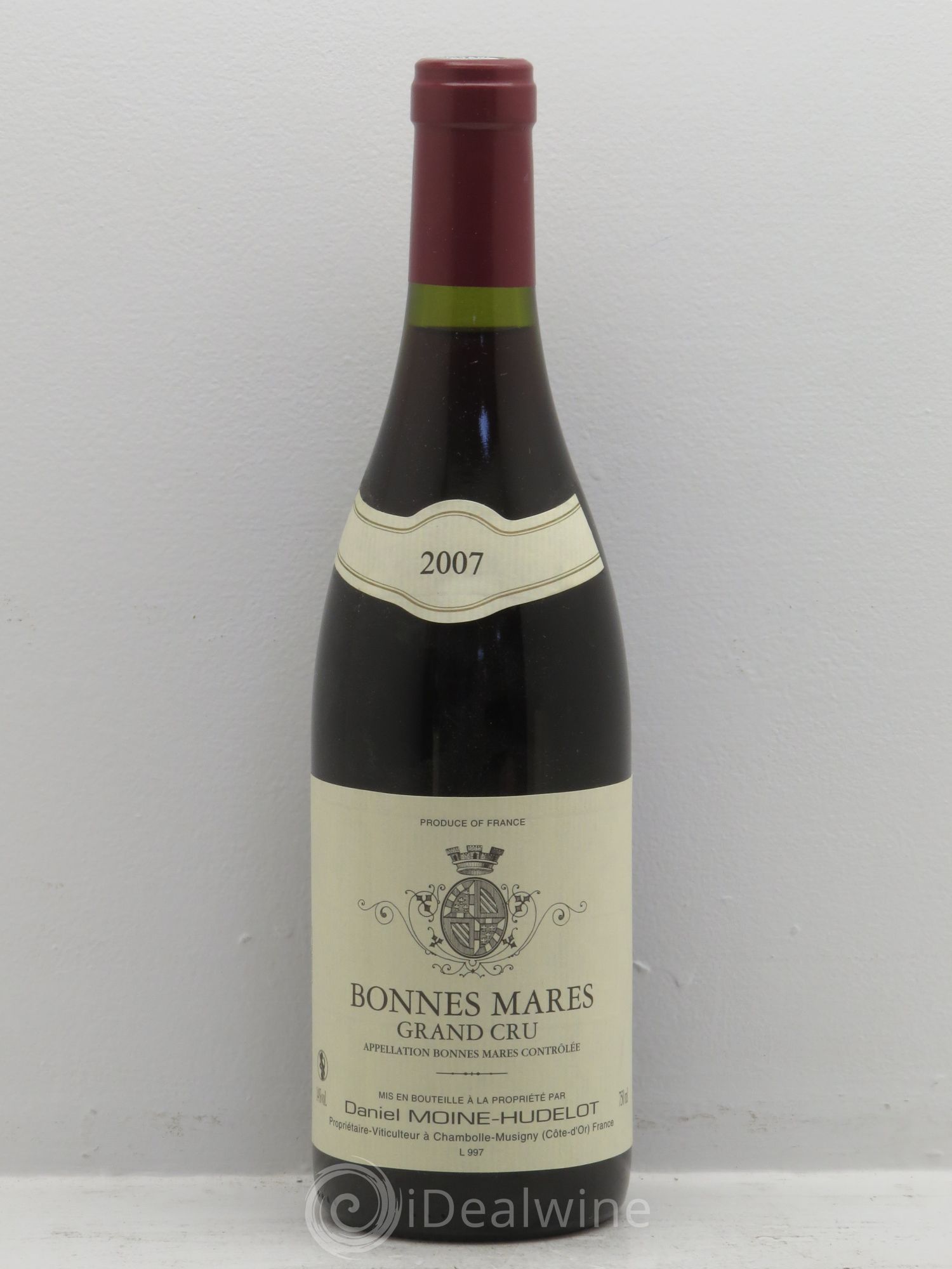 Bonnes-Mares Grand Cru Domaine Moine-Hudelot 2007 - Posten von 1 Flasche - 0