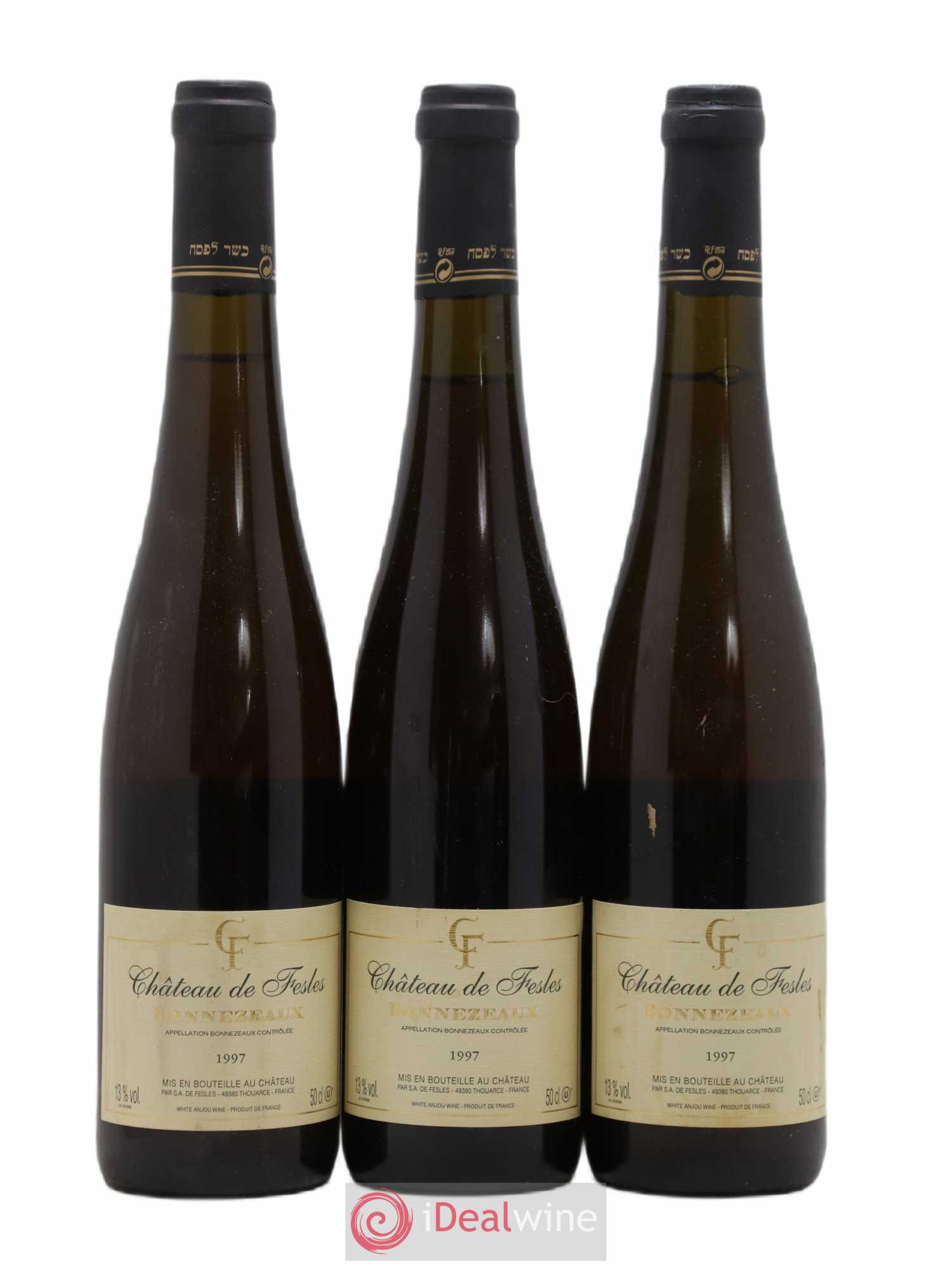Bonnezeaux Château de Fesles 50CL 1997 - Lotto di 3 bottiglie - 0