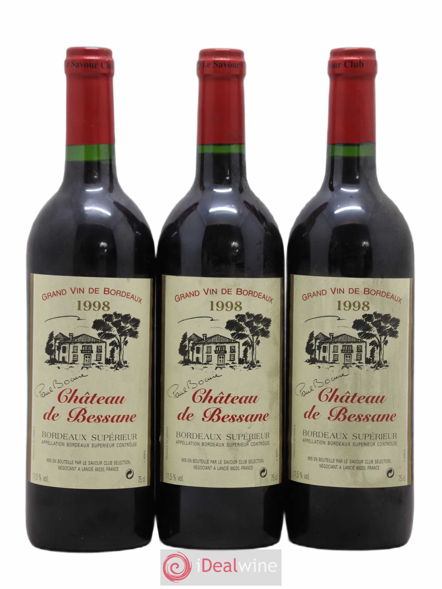 Château La Bessane 1998 - Lot de 6 bouteilles - 2