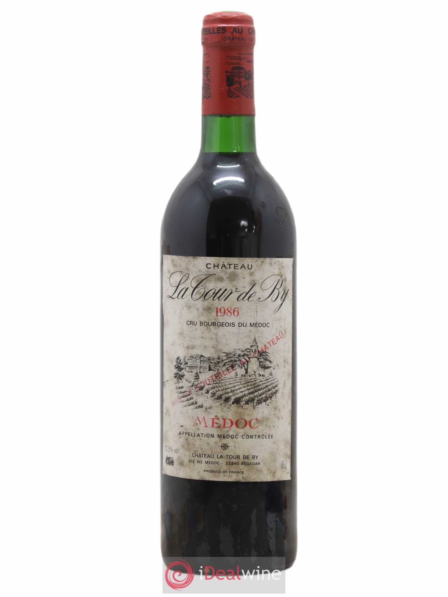 Château La Tour de By Cru Bourgeois 1986 - Lot de 1 bouteille - 0