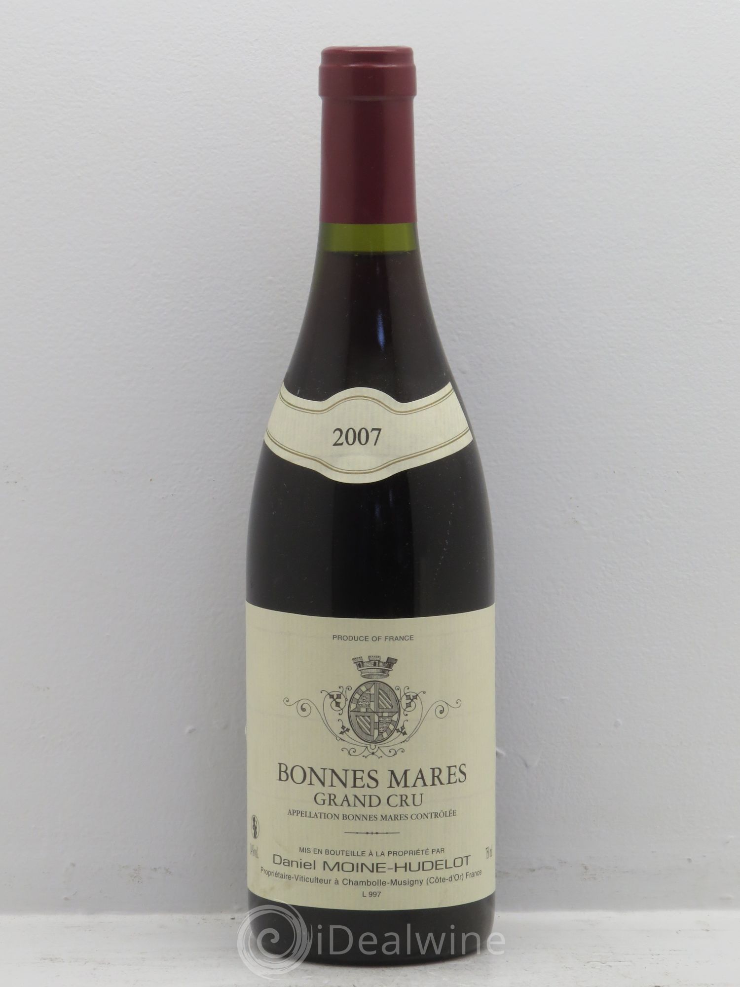 Bonnes-Mares Grand Cru Domaine Moine-Hudelot 2007 - Posten von 1 Flasche - 0
