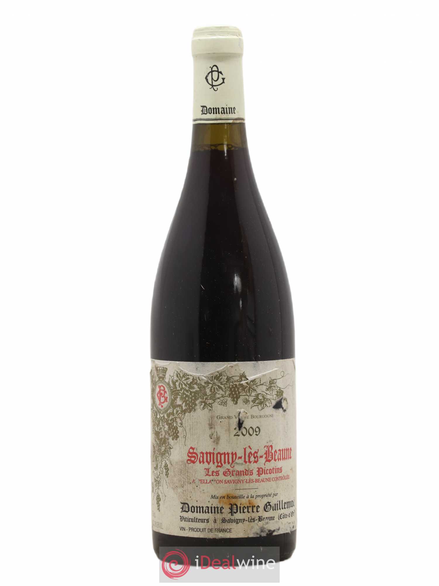 Savigny-lès-Beaune Les Grands Picotins Domaine Pierre Guillemot 2009 - Posten von 1 Flasche - 0