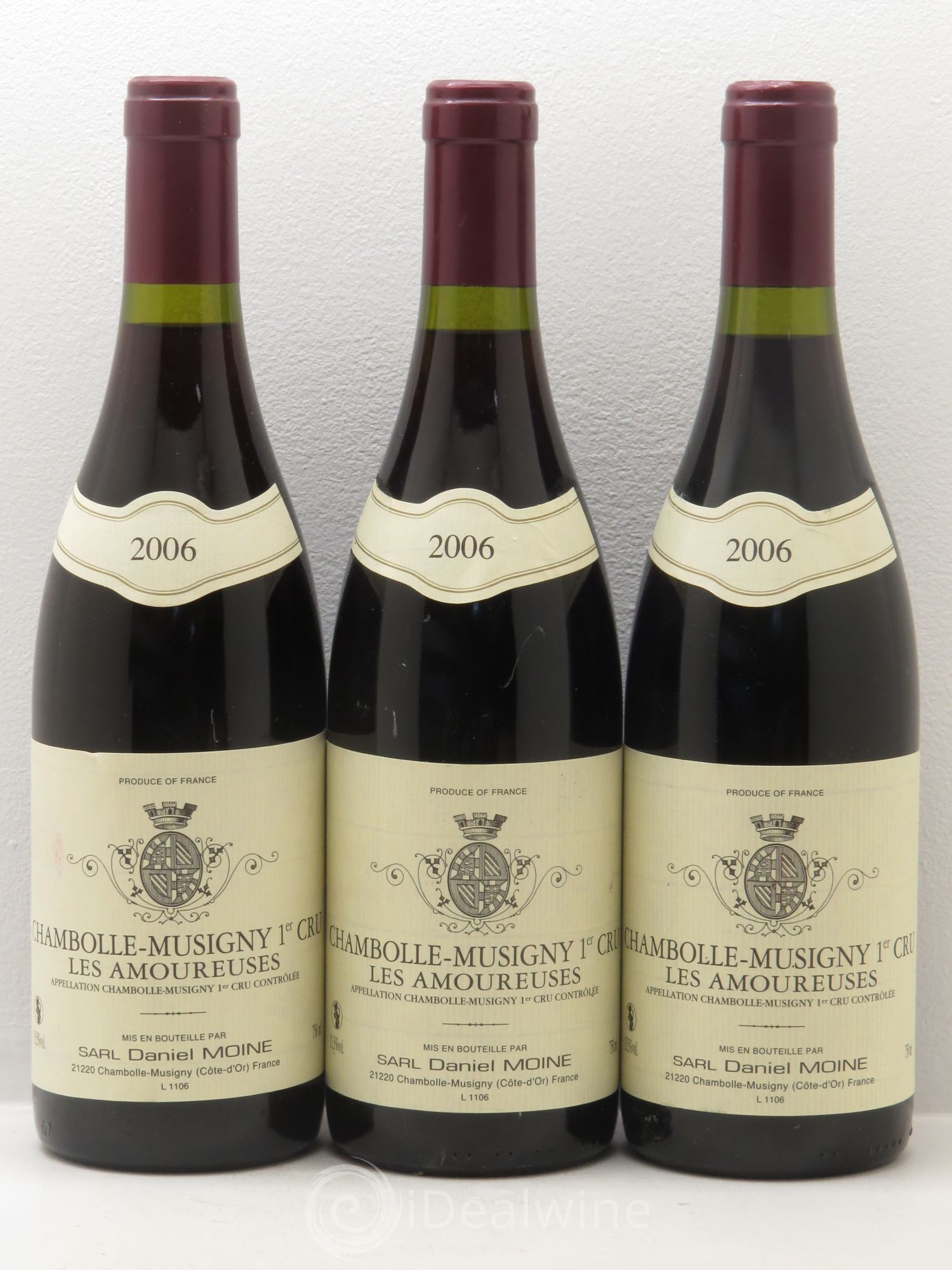 Chambolle-Musigny 1er Cru Daniel Moine 2006 - Lot de 6 bouteilles - 2